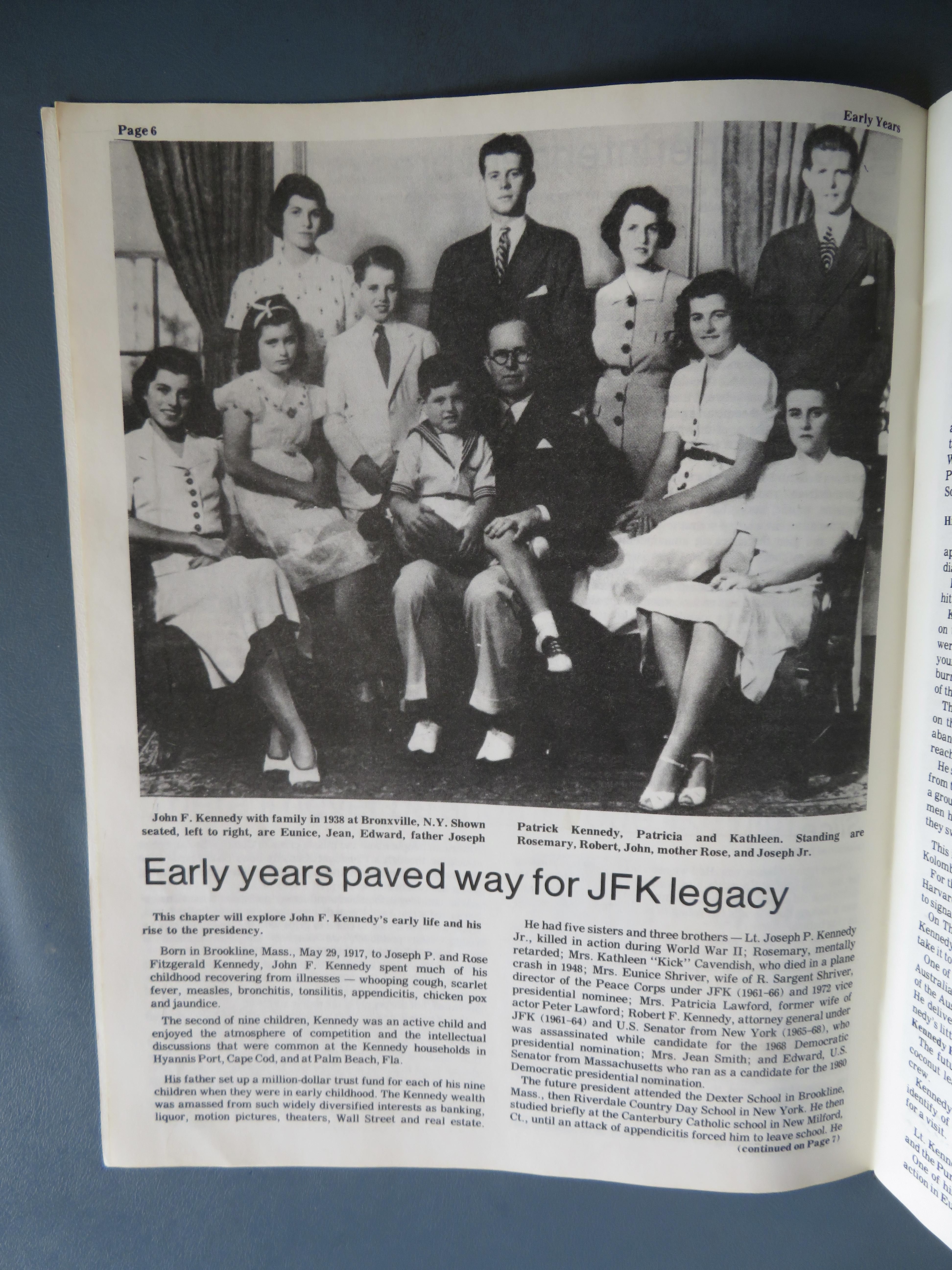 1988 John F Kennedy Booklet 1917 - 1963
