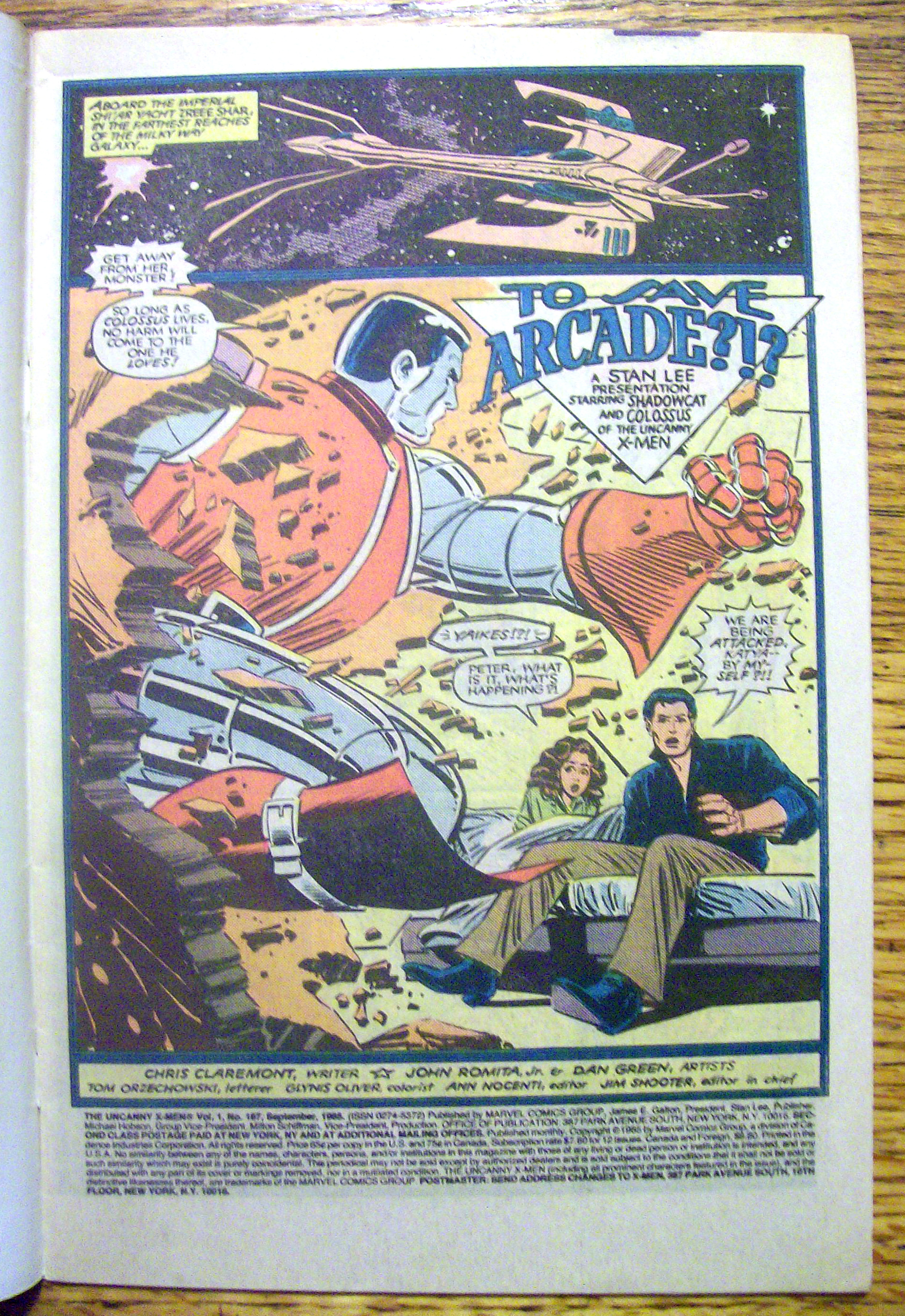 The Uncanny X-Men Comics #197-September 1985