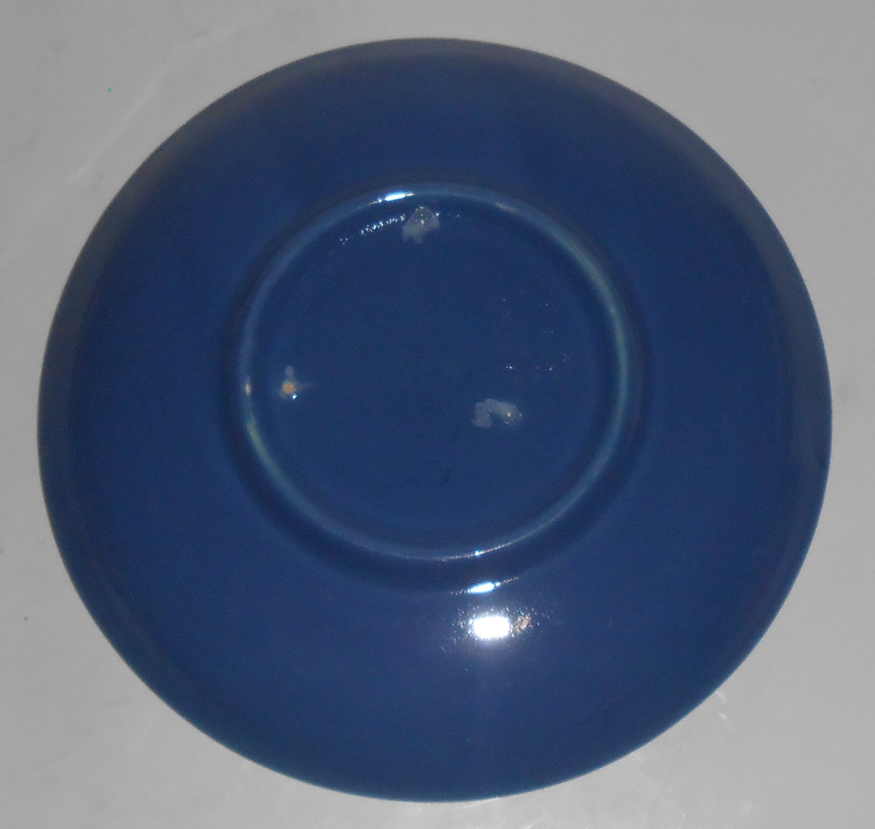 Coors Pottery Rosebud Blue Saucer Robert Schneider Coll