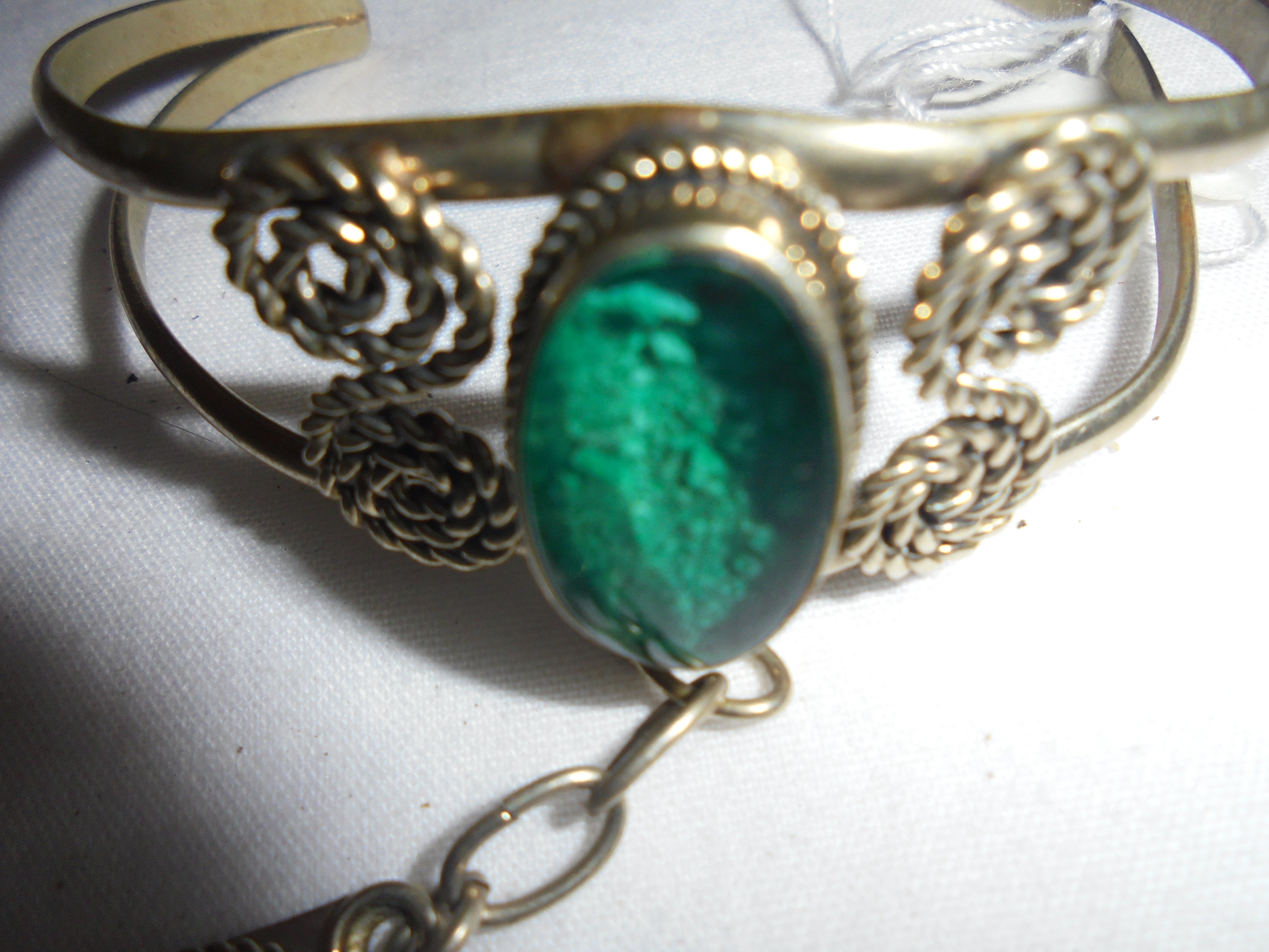 Alpaca Mexico Turquoise Silver Ring Bracelet