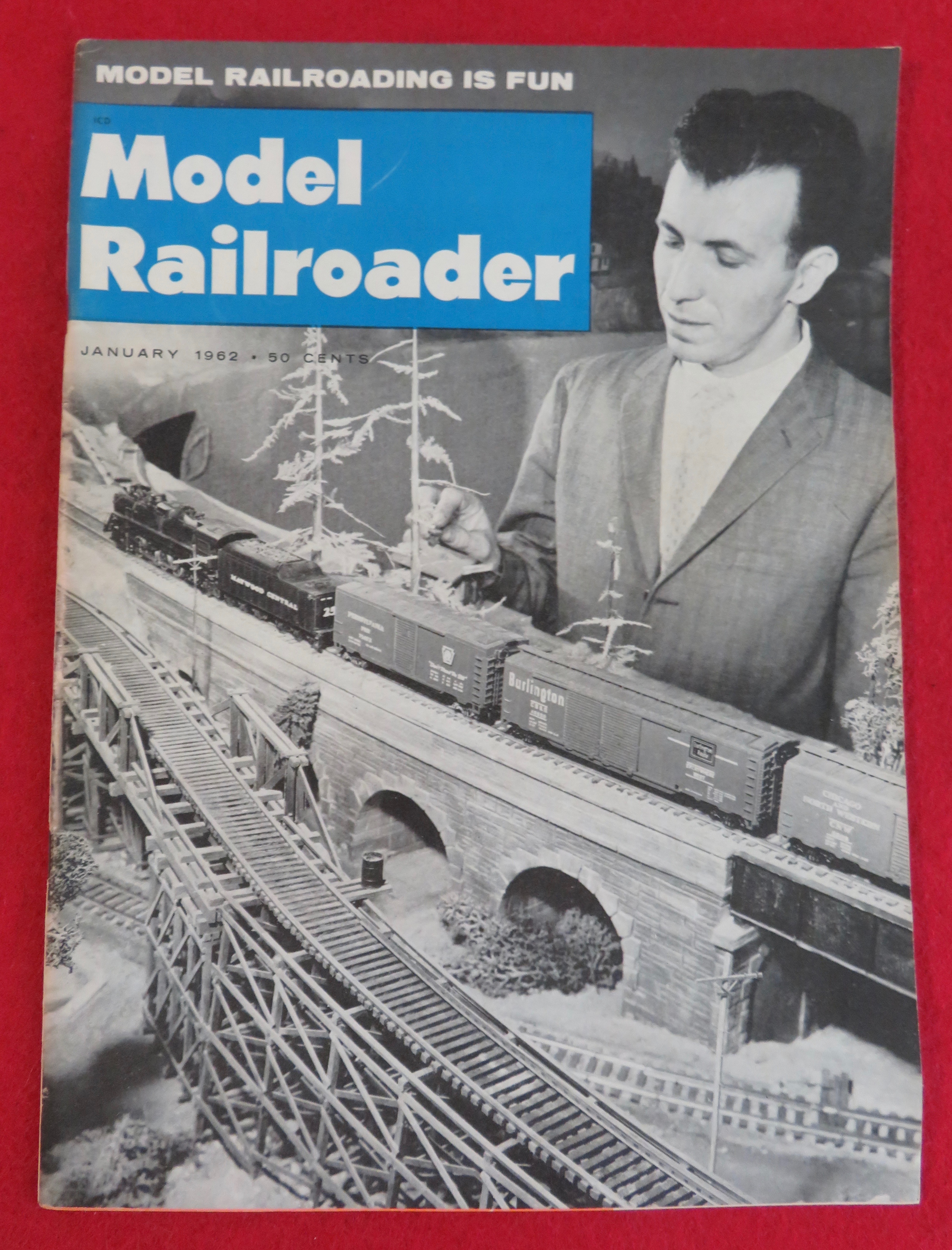 Model Railroader Magazine January 1962
