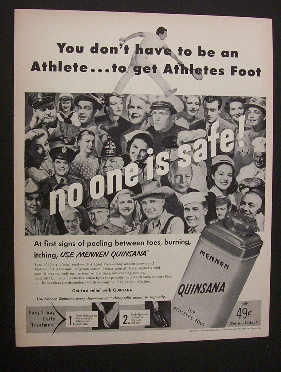 1951  Dual  Ad:  Scotch  Tape  &  Quinsana