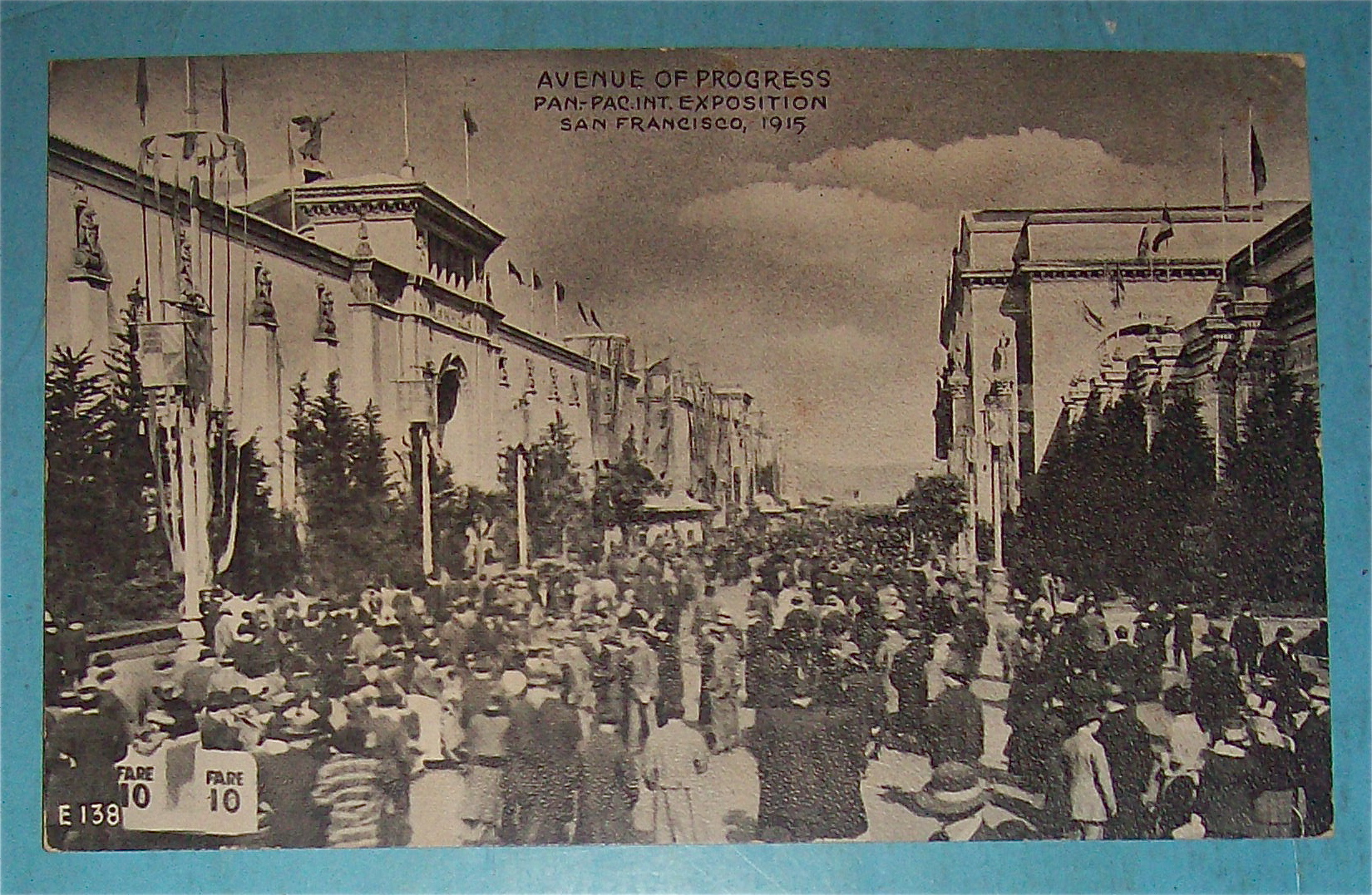 Avenue Of Progress Postcard (Panama Pacific Expo)
