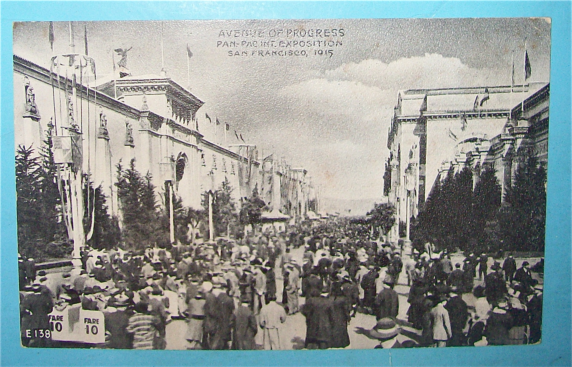 Avenue Of Progress Postcard (Panama Pacific Expo)