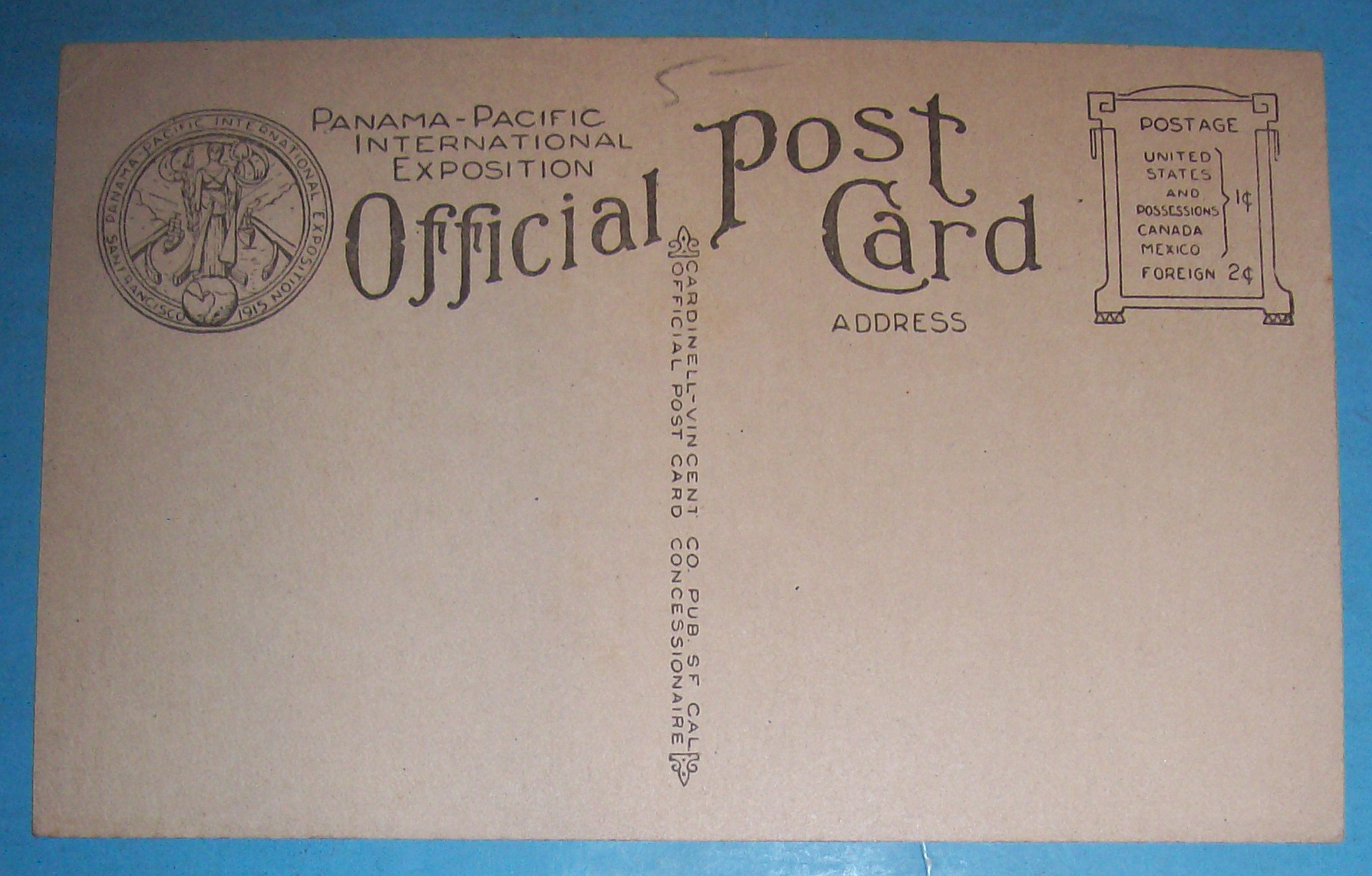 Avenue Of Progress Postcard (Panama Pacific Expo)