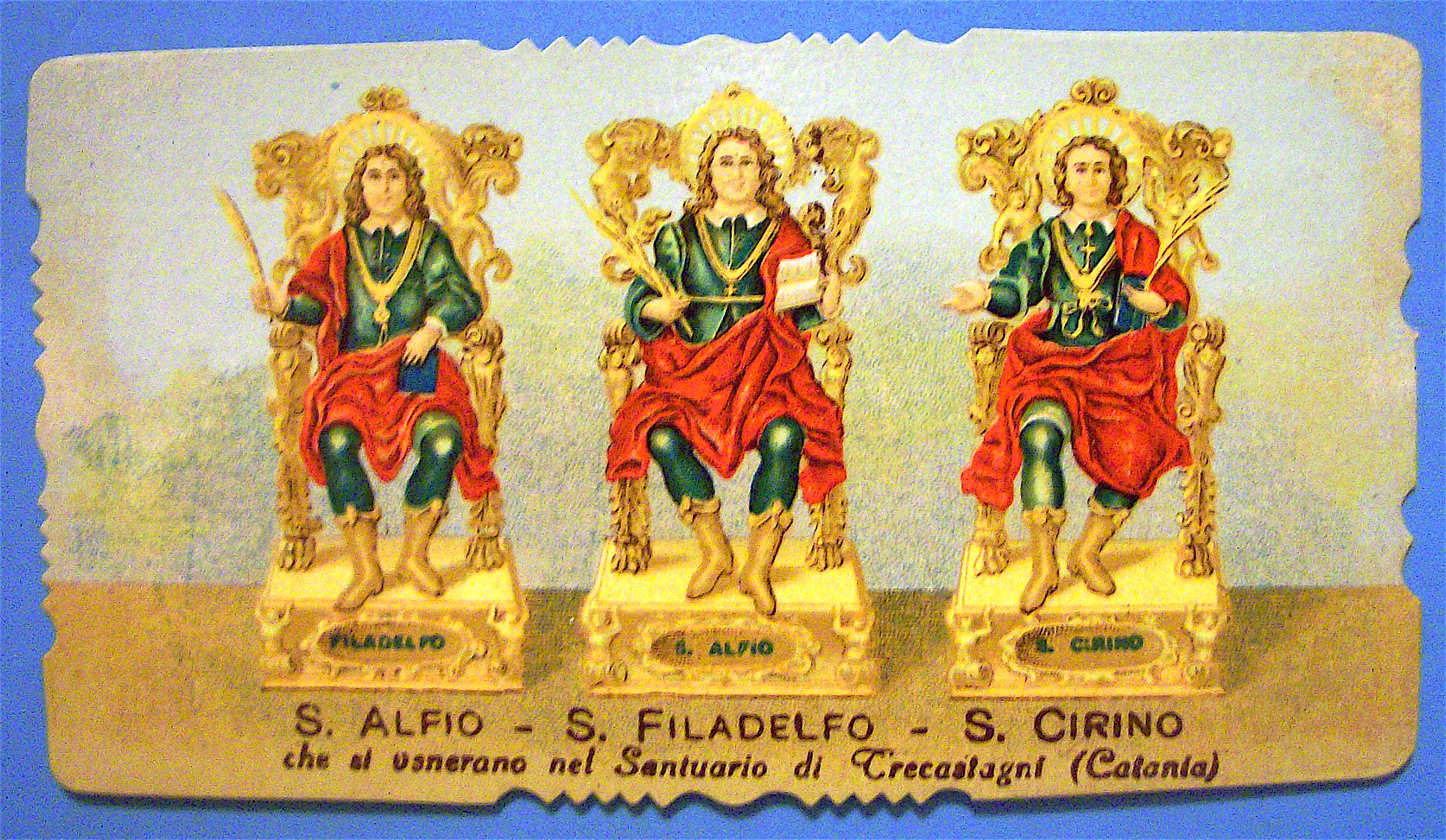 St Alphius Society Prayer Die Cut Card