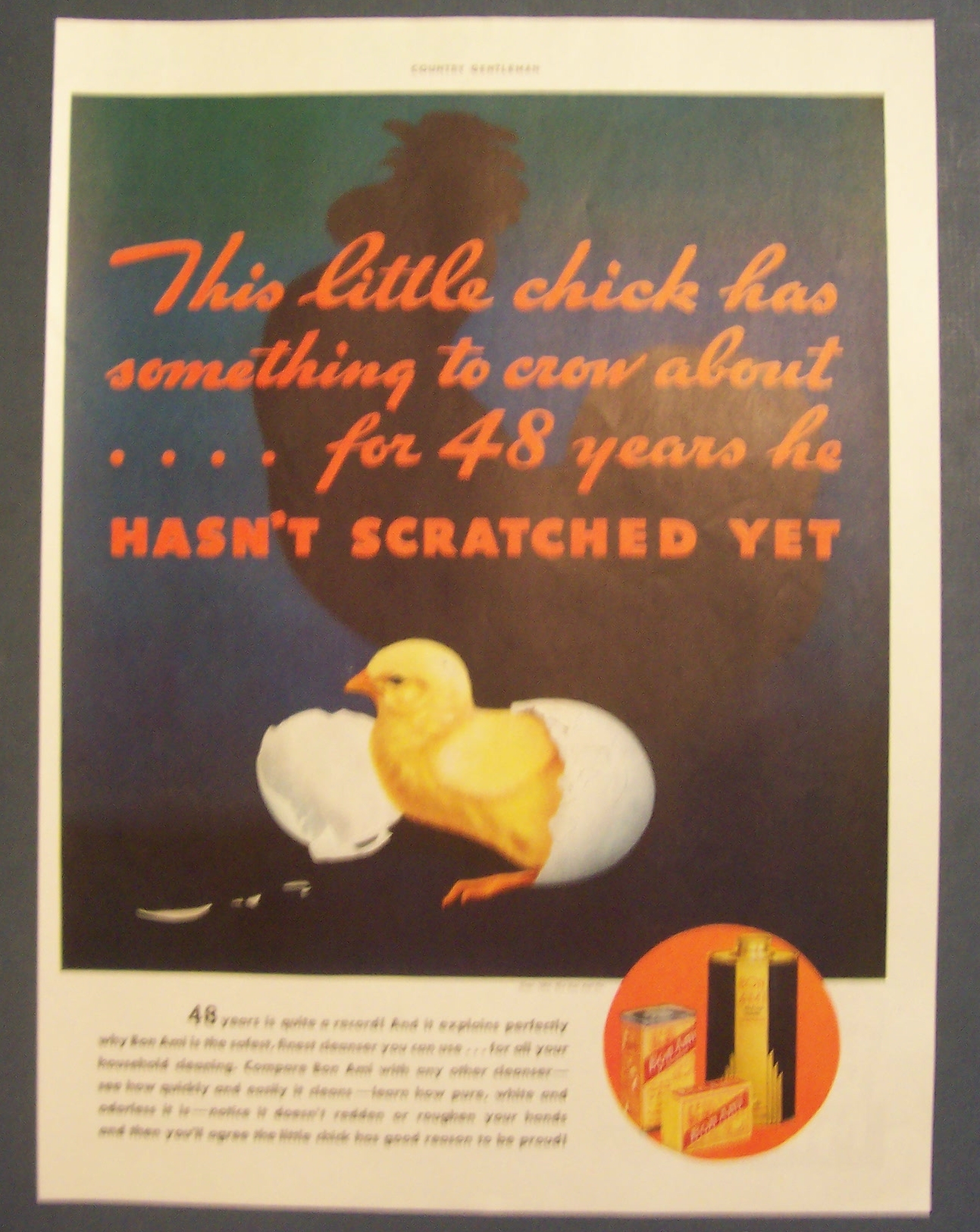 1934  Bon  Ami  Powder  And  Cake