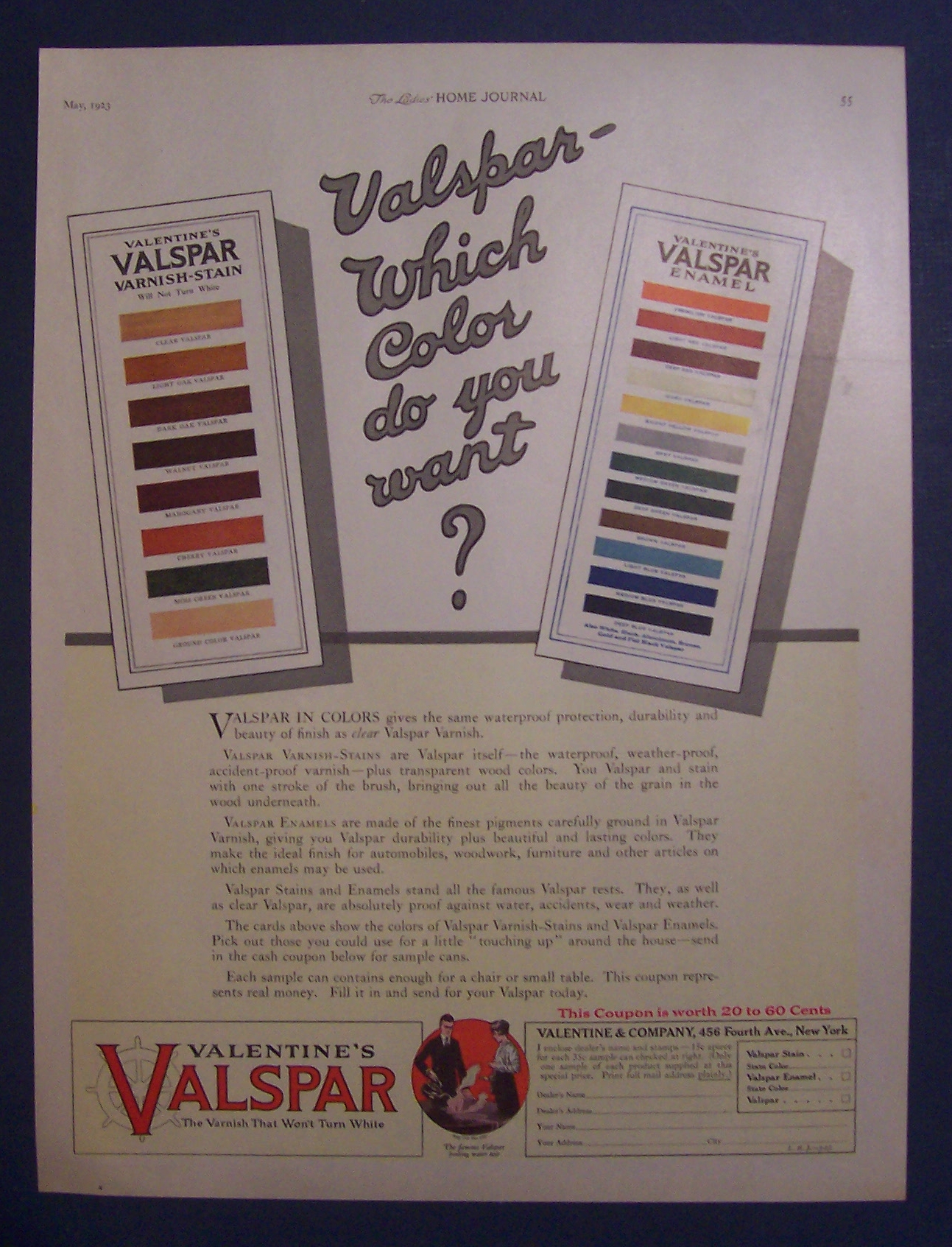 1923  Valentine's  Valspar