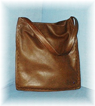 COACH  Leather Tote Bag Large Light Brown