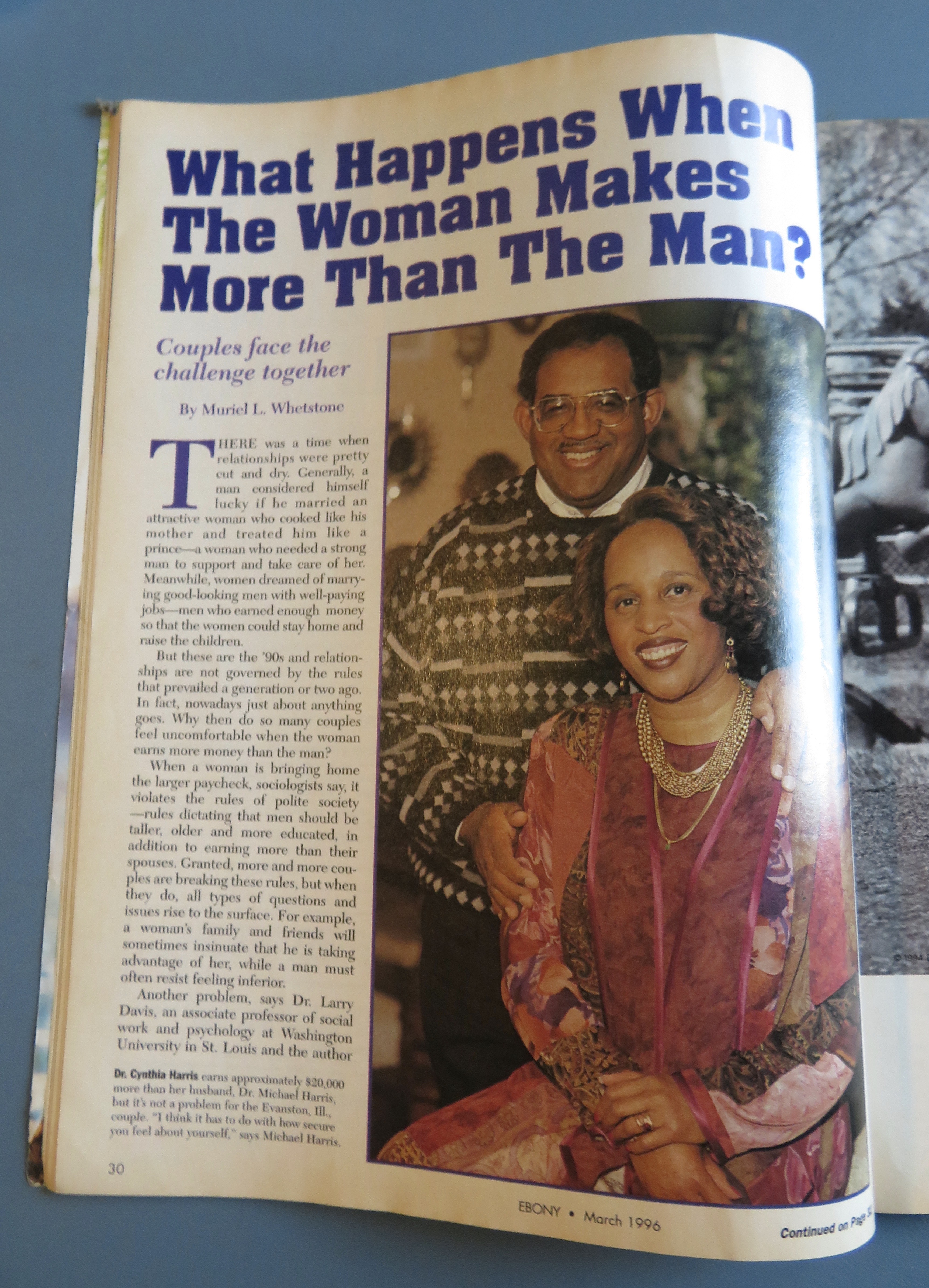 Ebony Magazine March 1996 Professional Black Woman