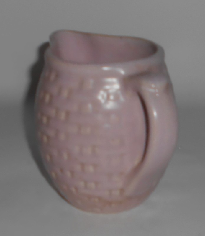 VINTAGE Weller Pottery Pink / Lavender Pierre Creamer