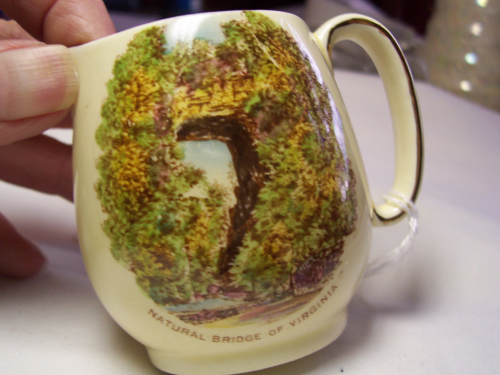 Souvenir Pitcher Natural Bridge VA