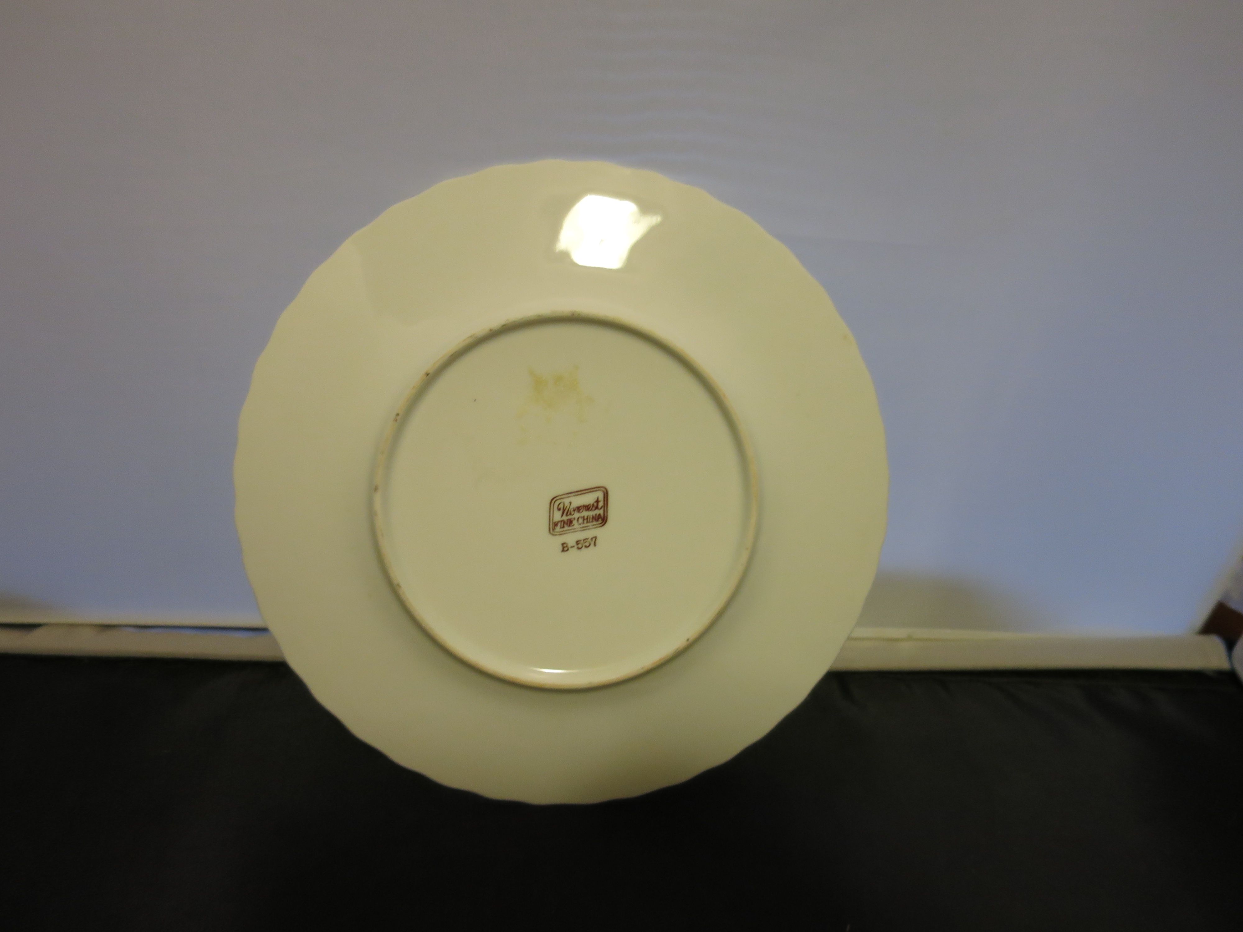 Norcrest China Anniversary Plate Happy 2nd Anniversary