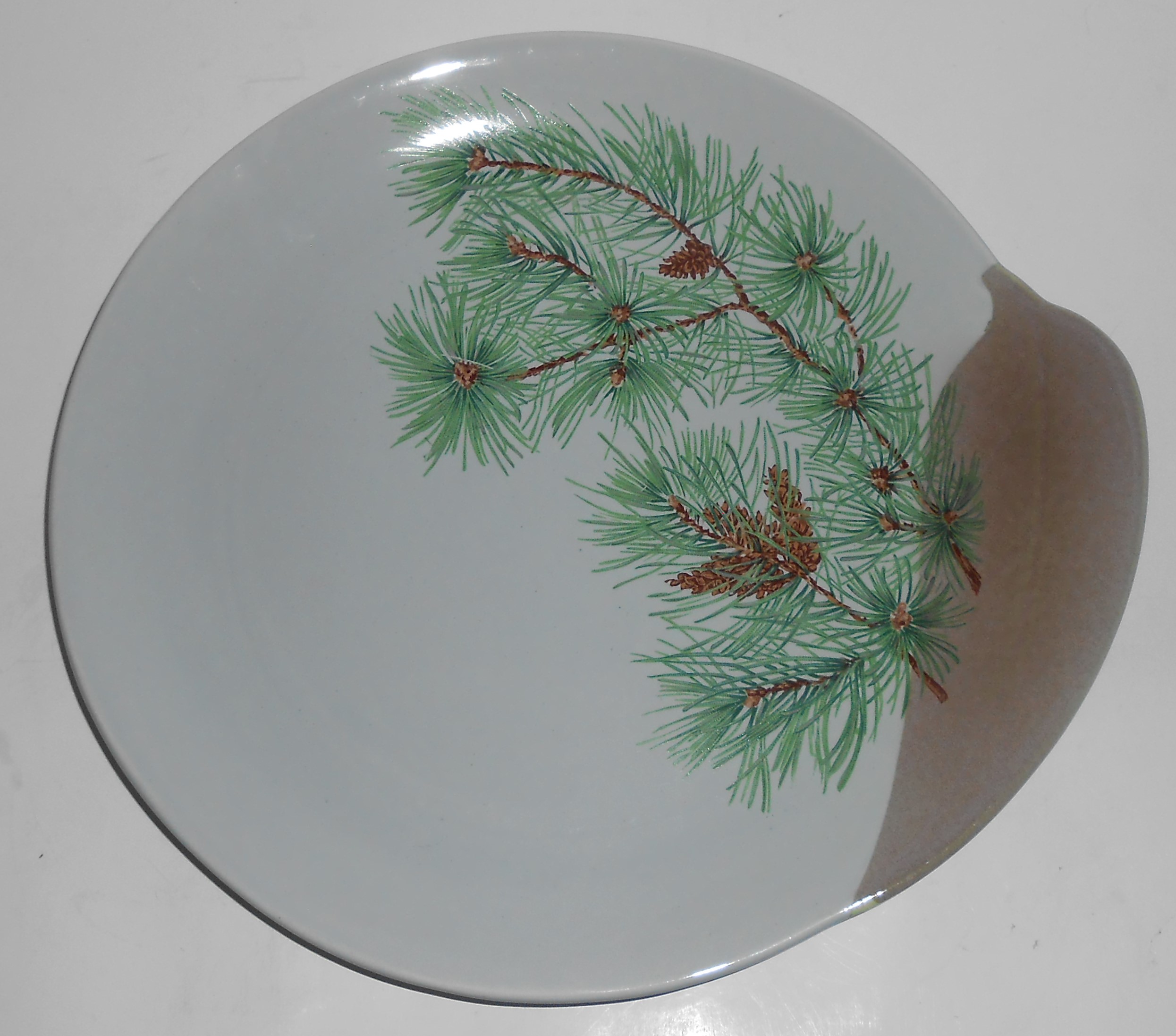 Canonsburg China Willard George Pine Dinner Plate
