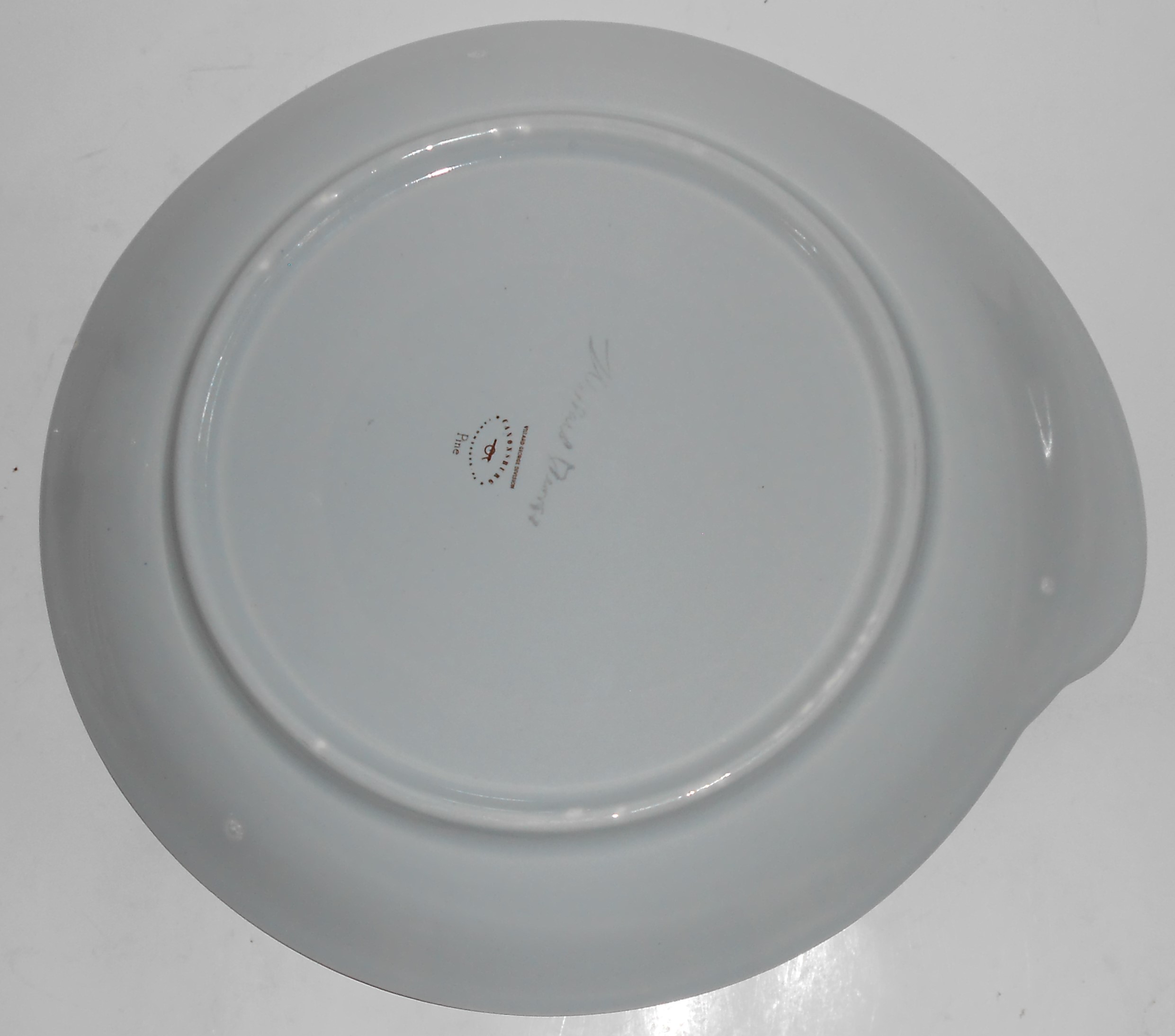 Canonsburg China Willard George Pine Dinner Plate