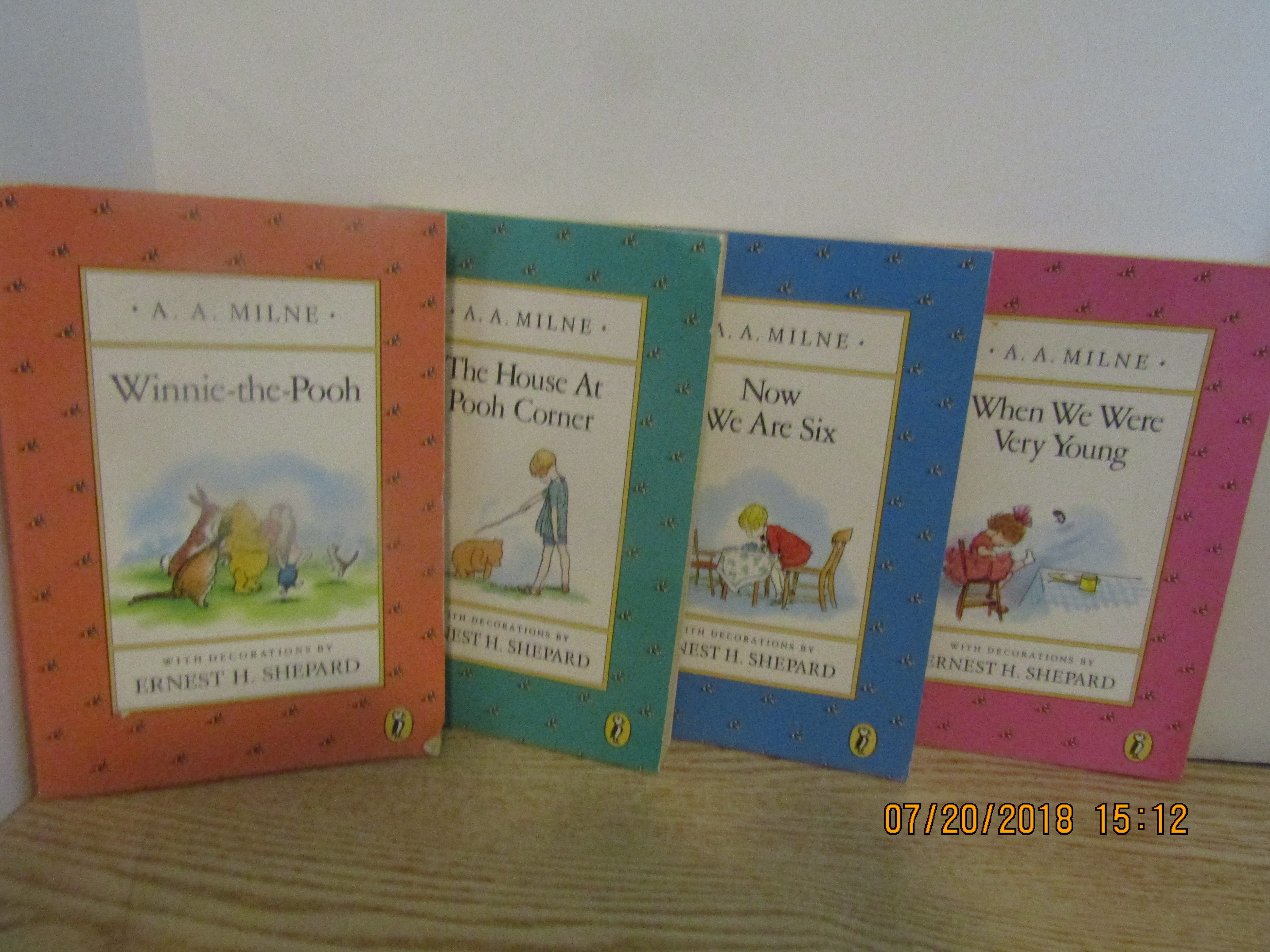 Children's Book Set Pooh Series by A.A.Milne