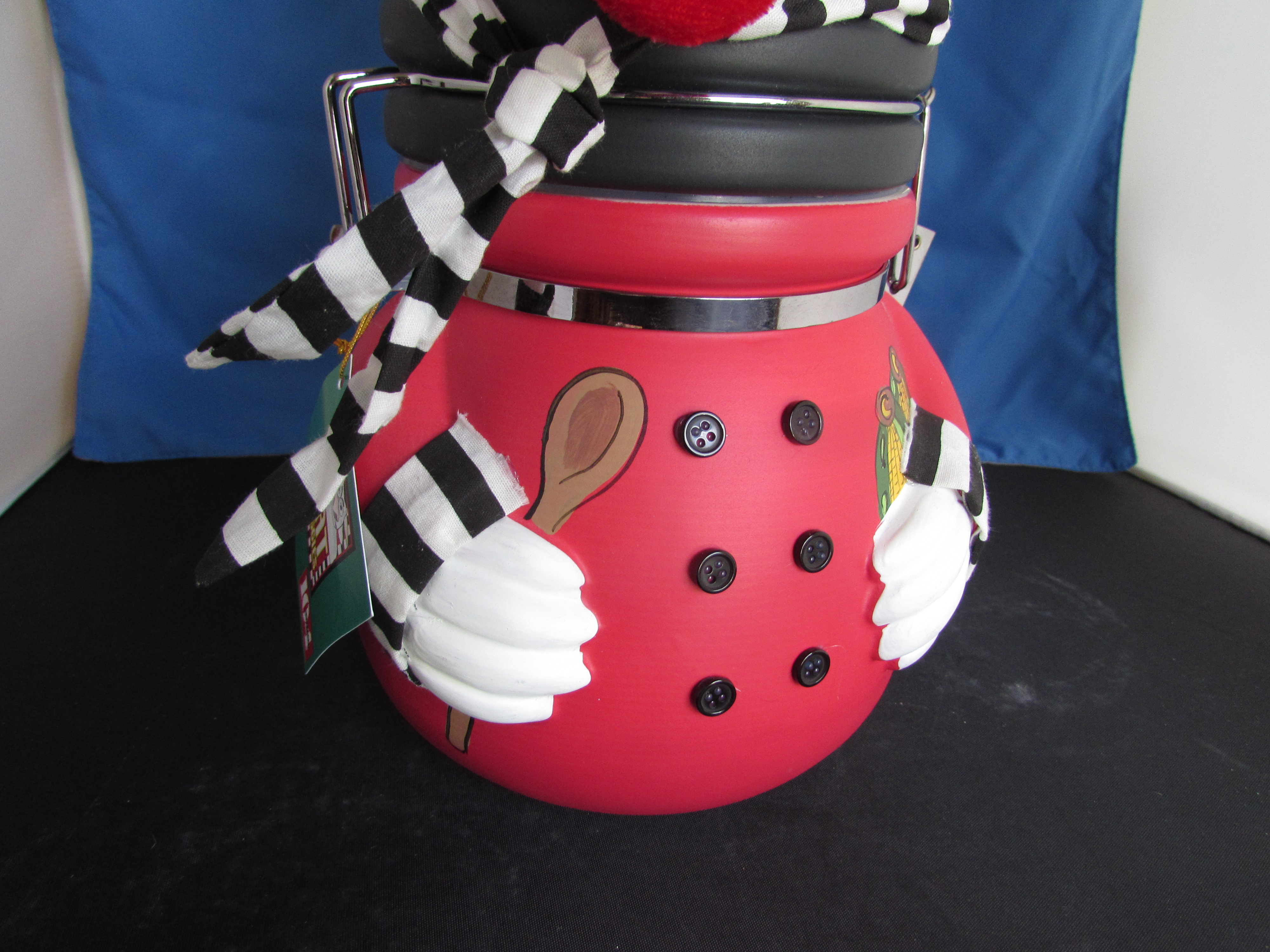 Chicken Eat Veggies Treat Jar Cookie Jar