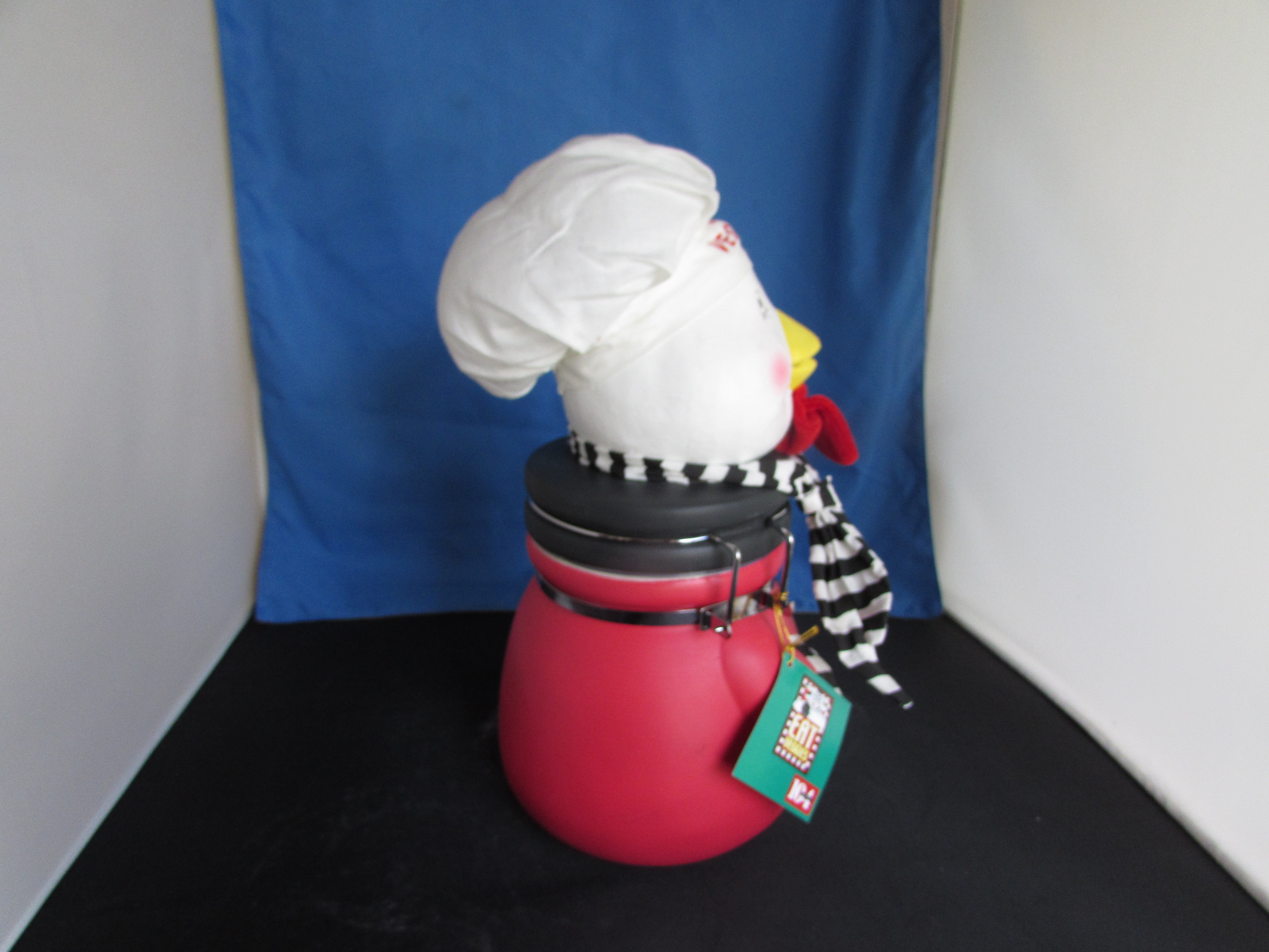 Chicken Eat Veggies Treat Jar Cookie Jar