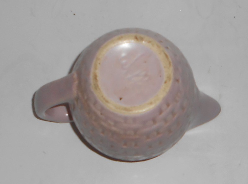 VINTAGE Weller Pottery Pink / Lavender Pierre Creamer