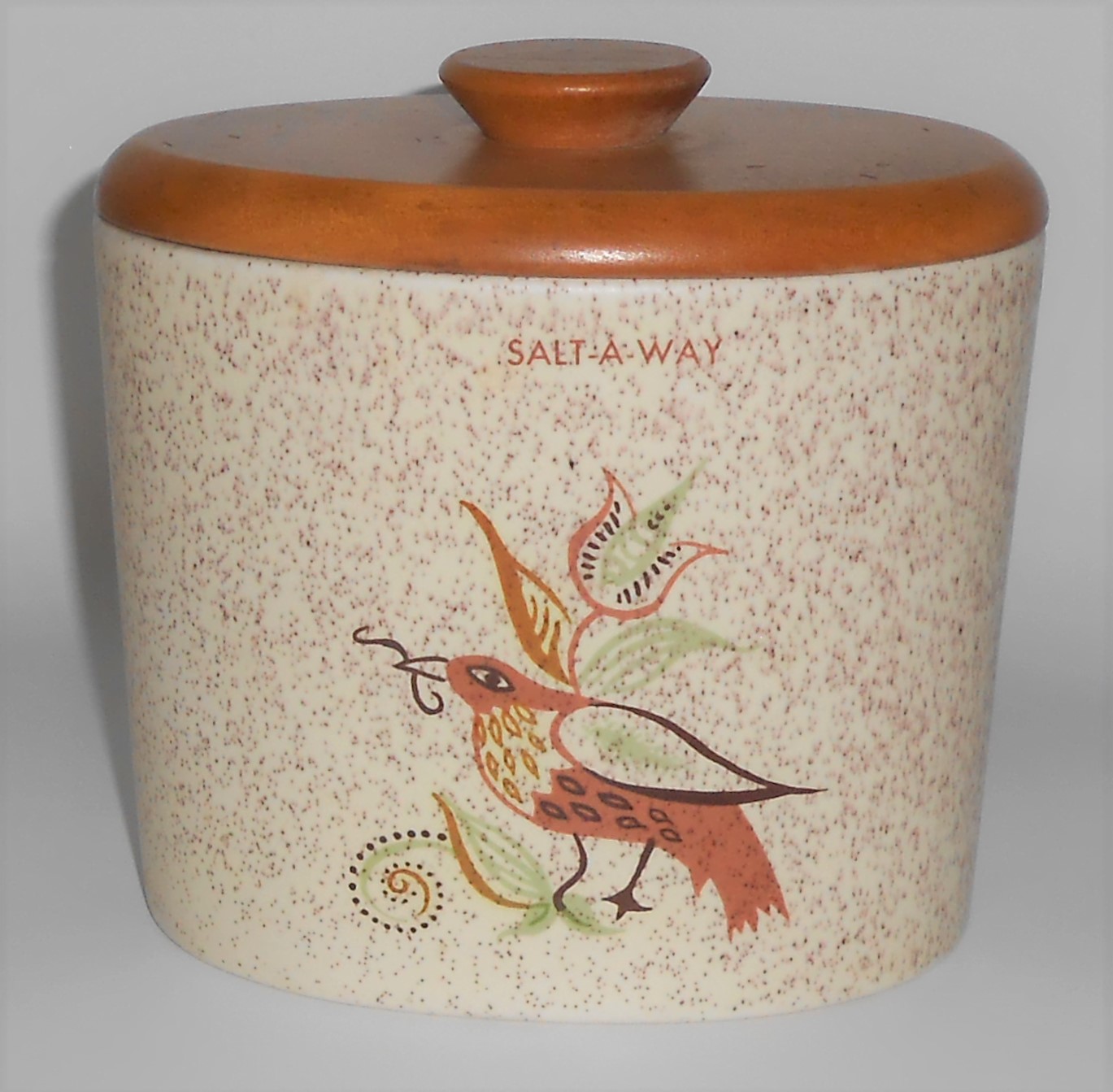 Barbara Willis Pottery Provincial Floral/Bird Large Sal