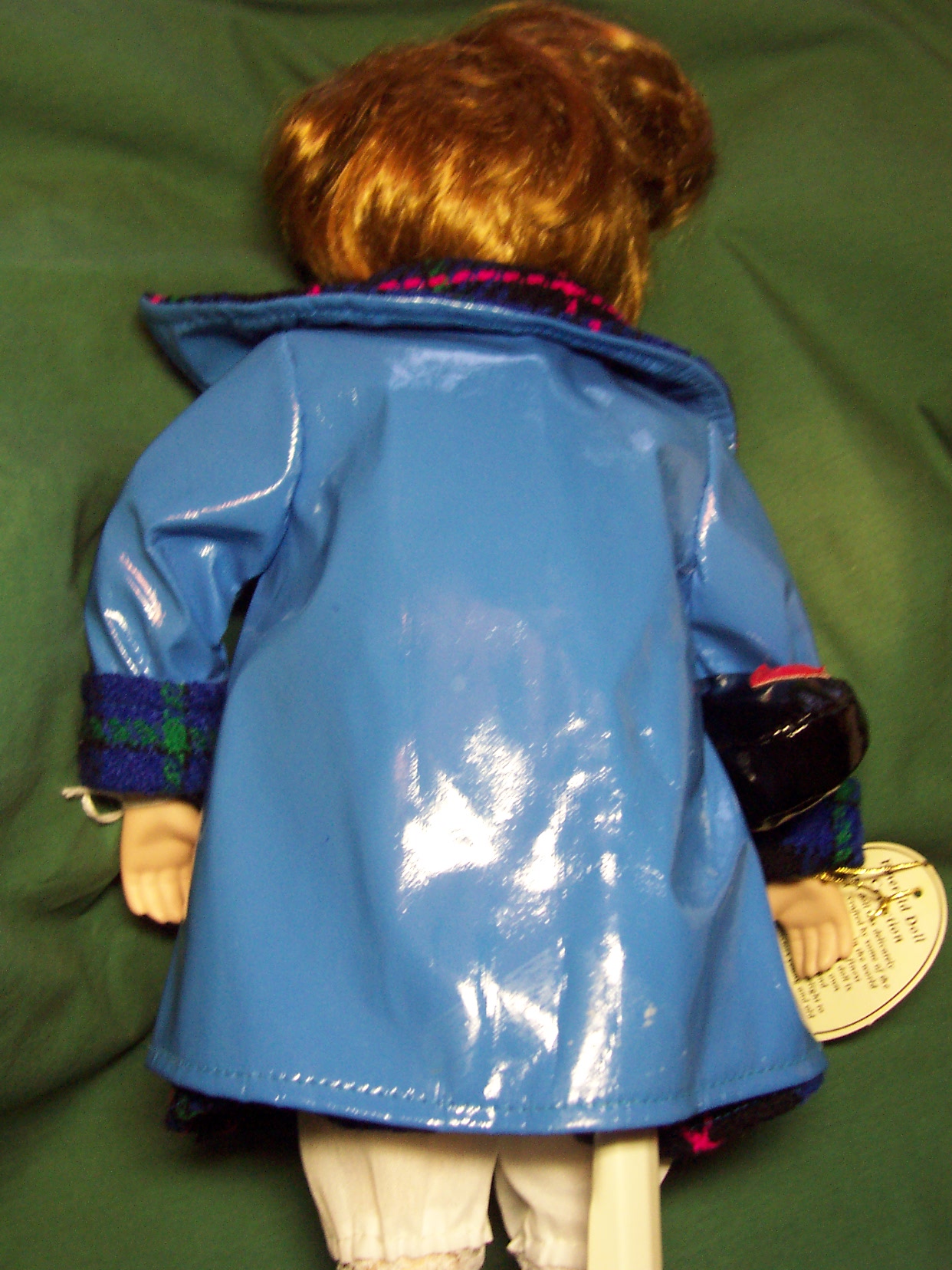 Emerald Porcelain Doll School Girl