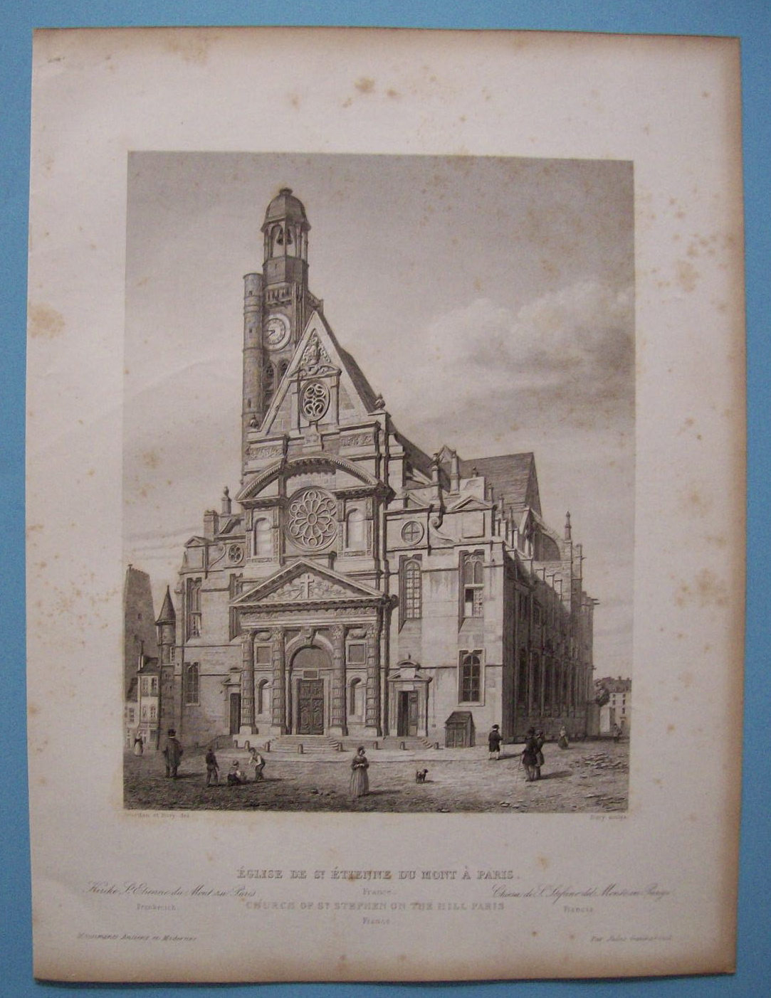Eglise De St Etienne Du Mont A Paris