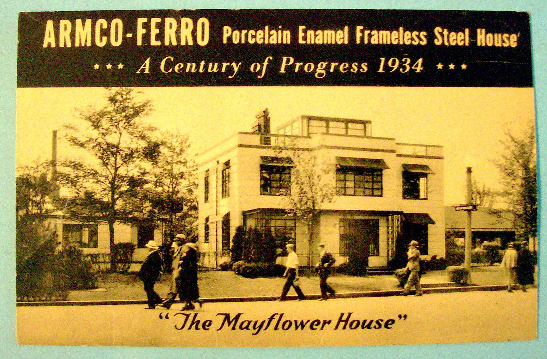 1933 Century of Progress, Armco-Ferro Postcard