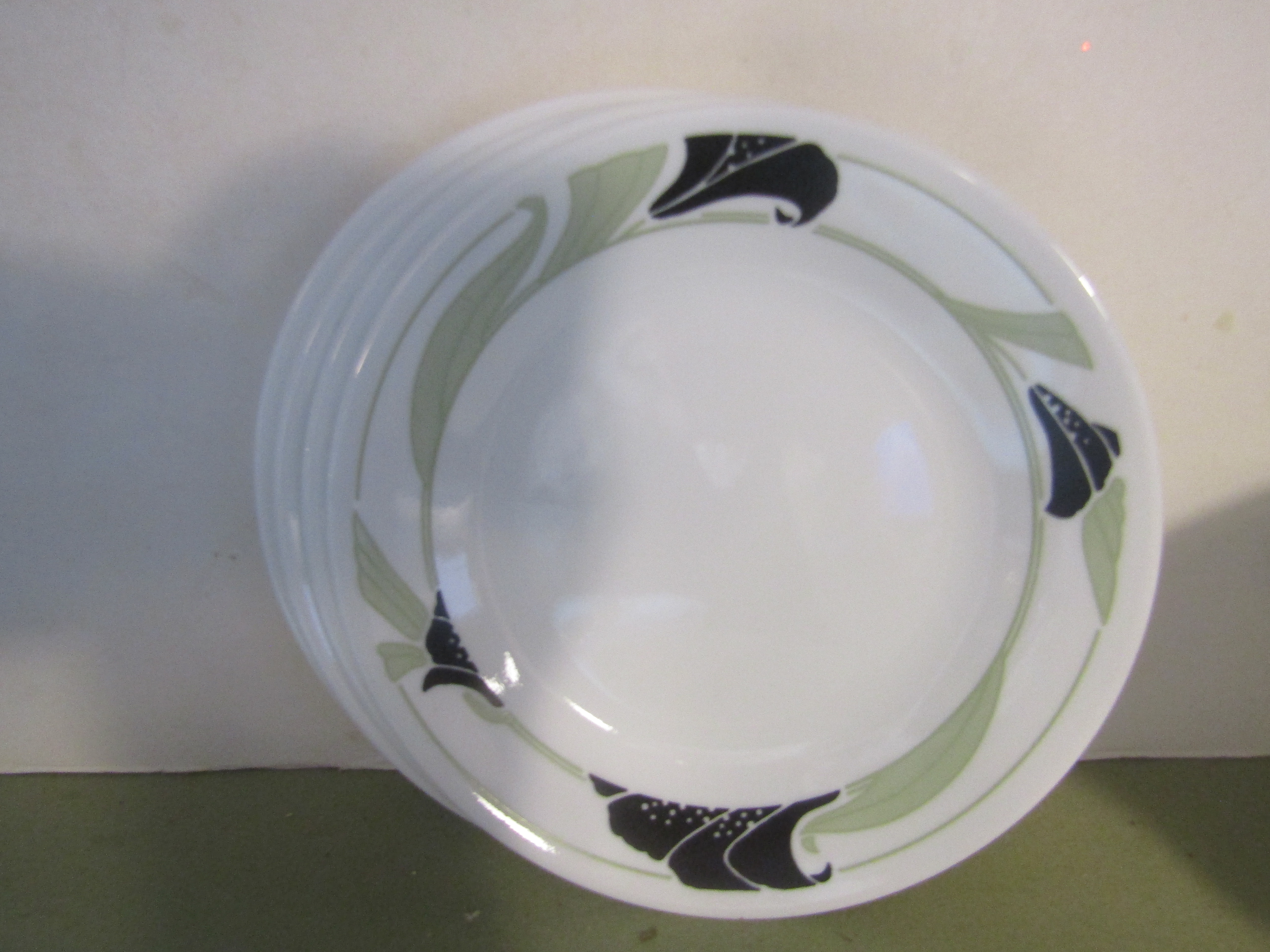 Corelle Black Orchid Bread and Butter Plates