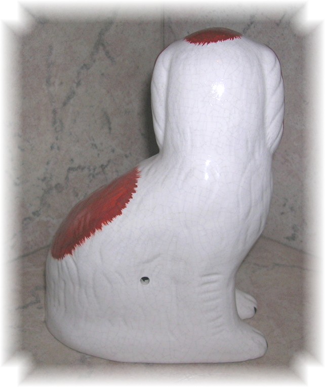 Staffordshire Porcelain Dog
