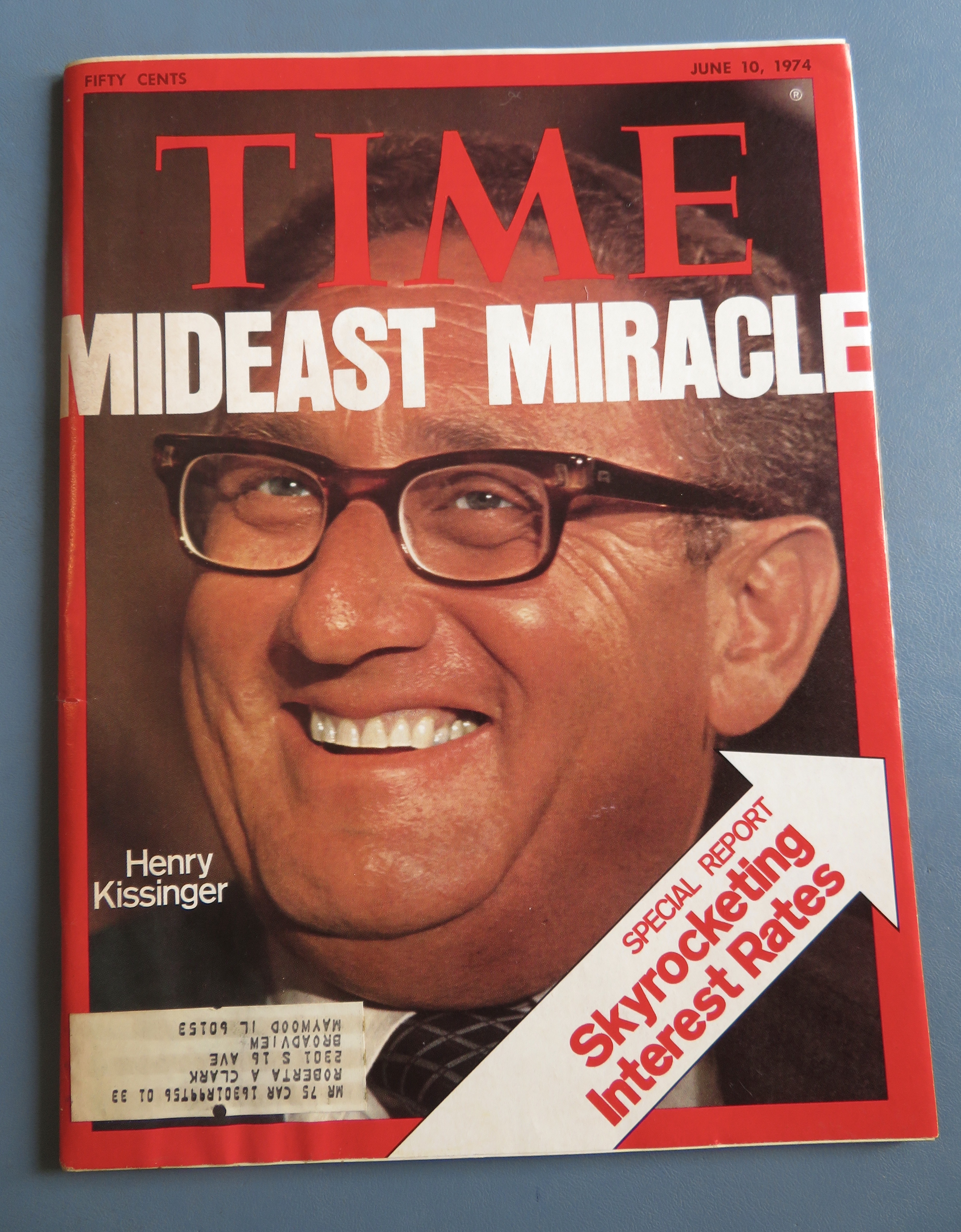 Time Magazine June 10, 1974 Henry Kissinger