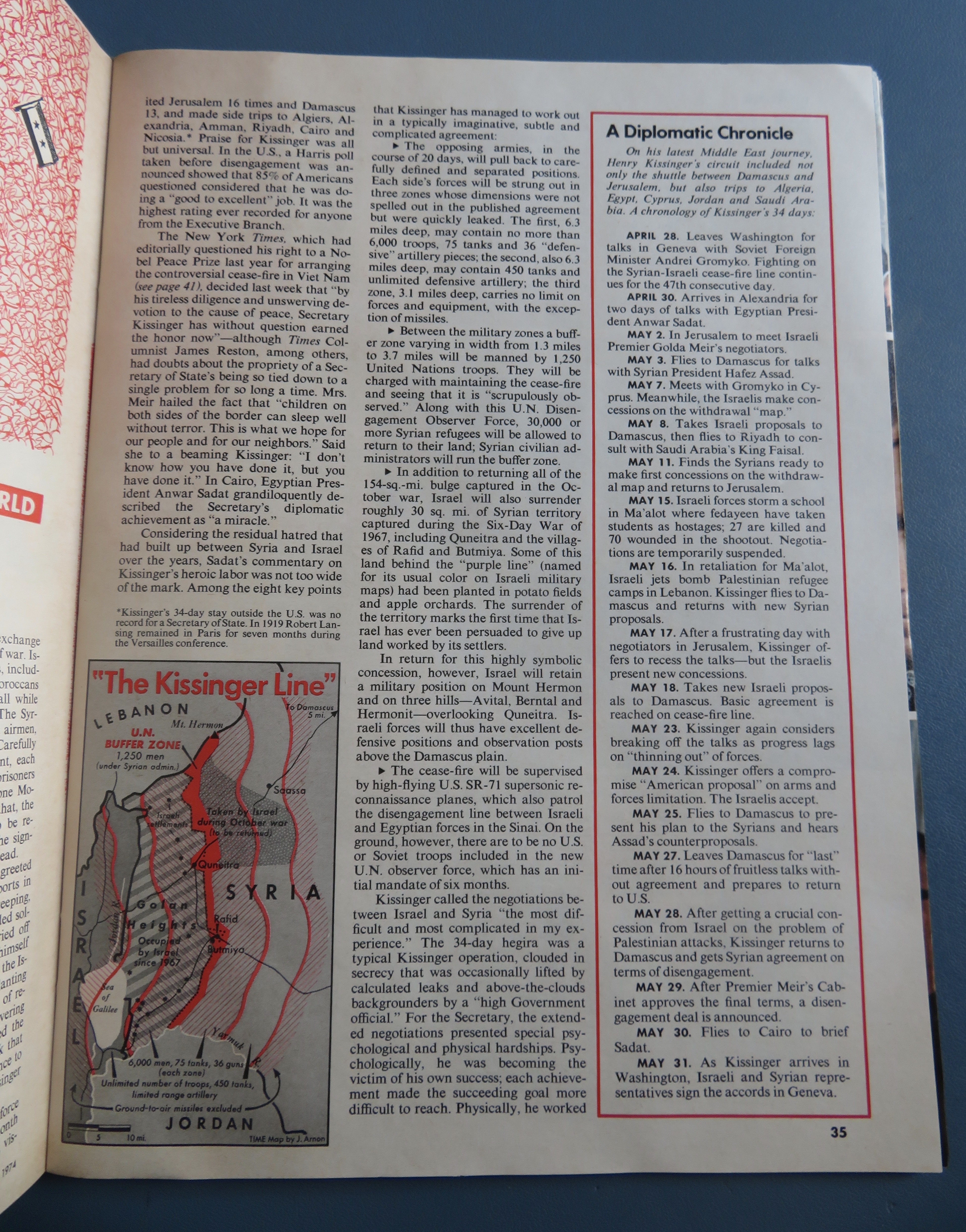 Time Magazine June 10, 1974 Henry Kissinger