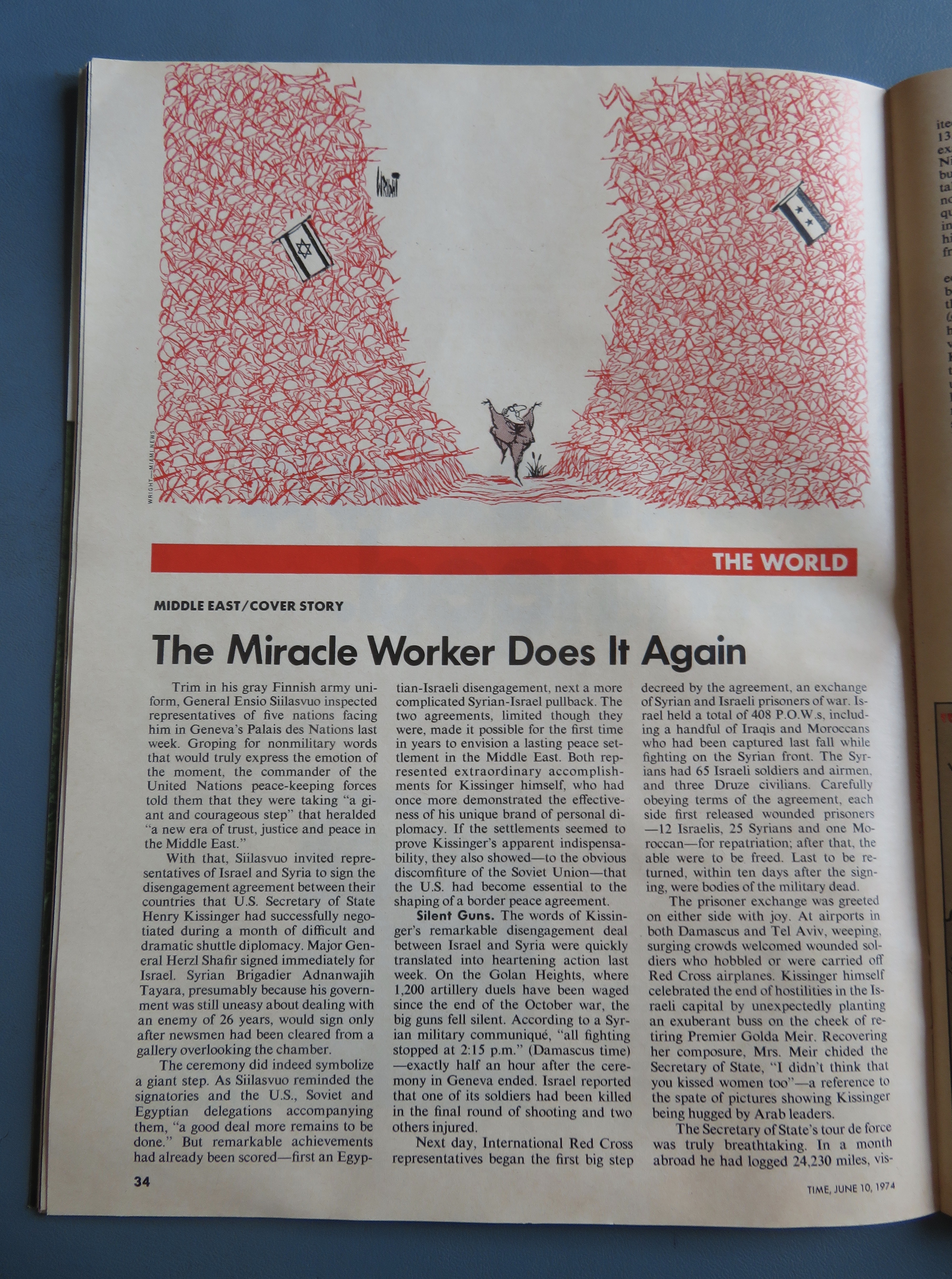 Time Magazine June 10, 1974 Henry Kissinger