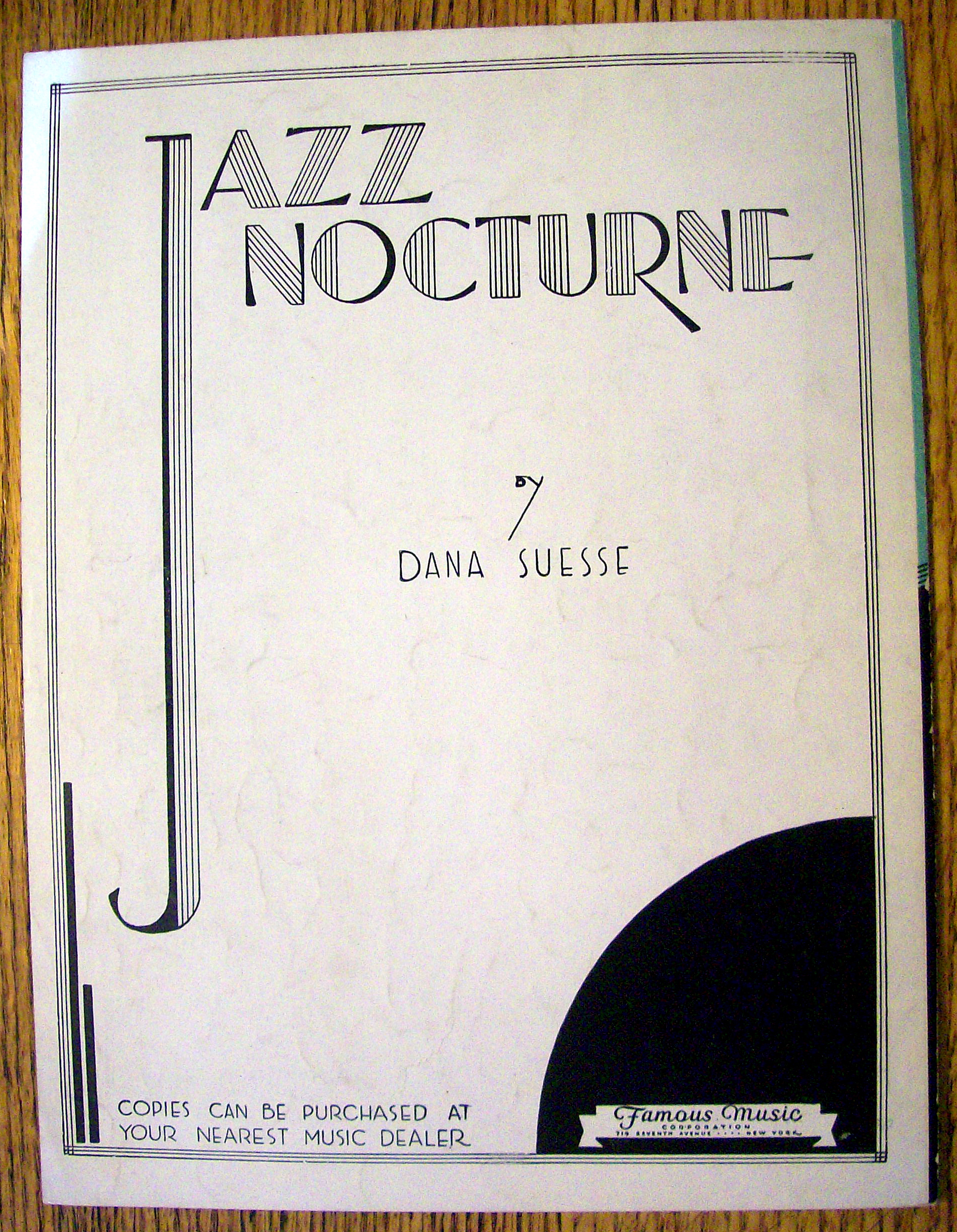Sheet Music For 1933 Lover