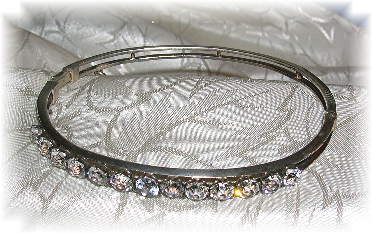 Bracelet Sterling Silver Antique Paste