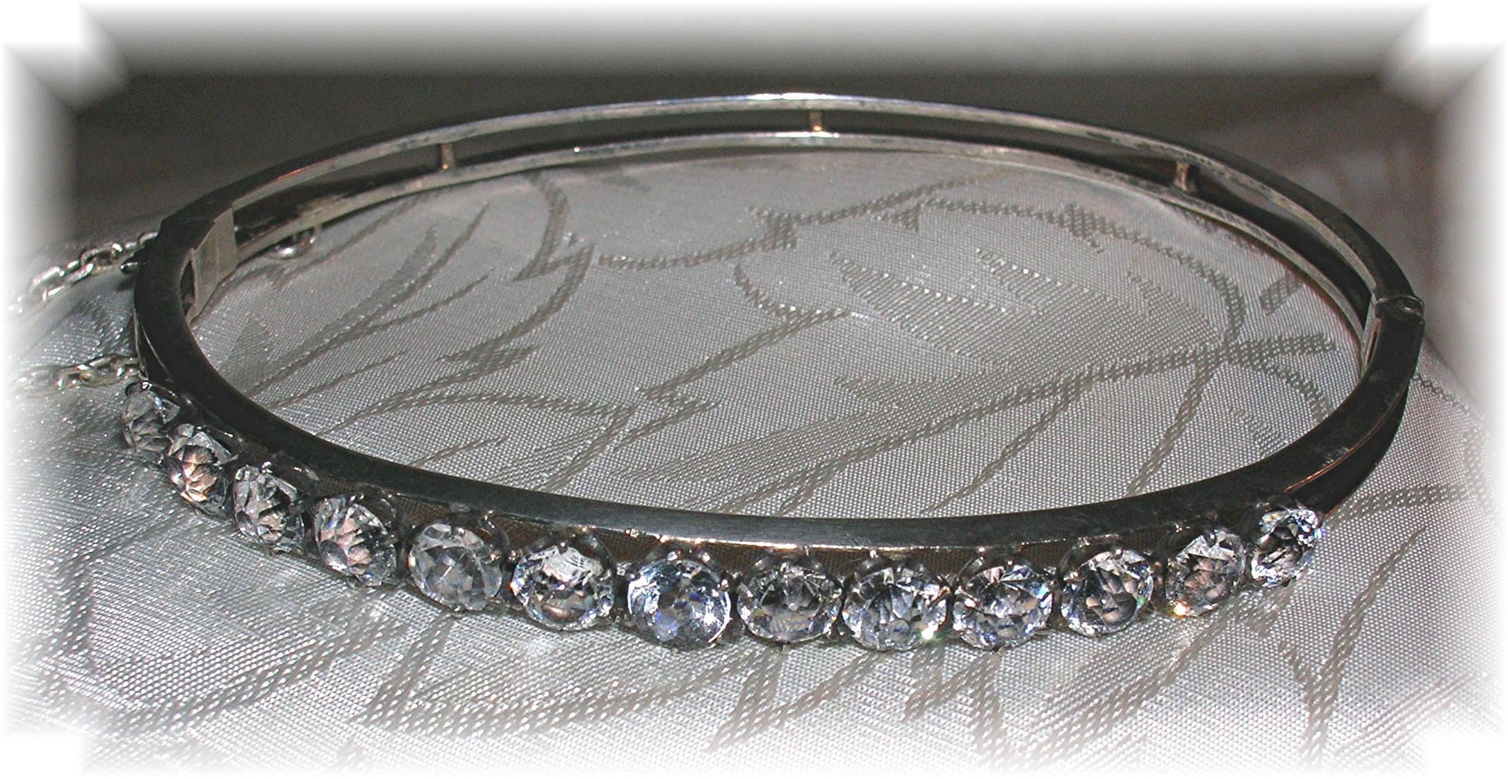 Bracelet Sterling Silver Antique Paste
