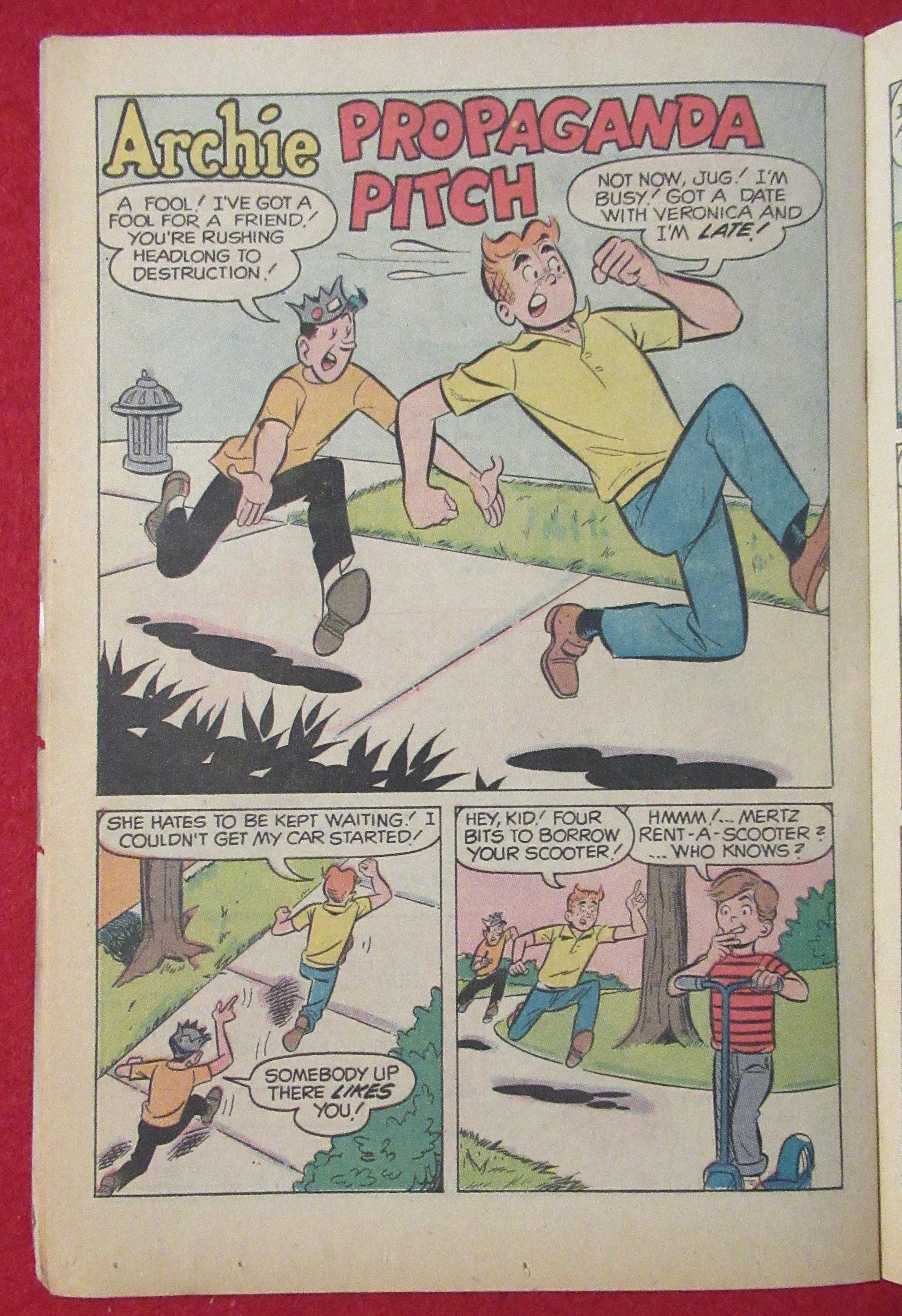 Archie Comic September 1970 Loser Take All