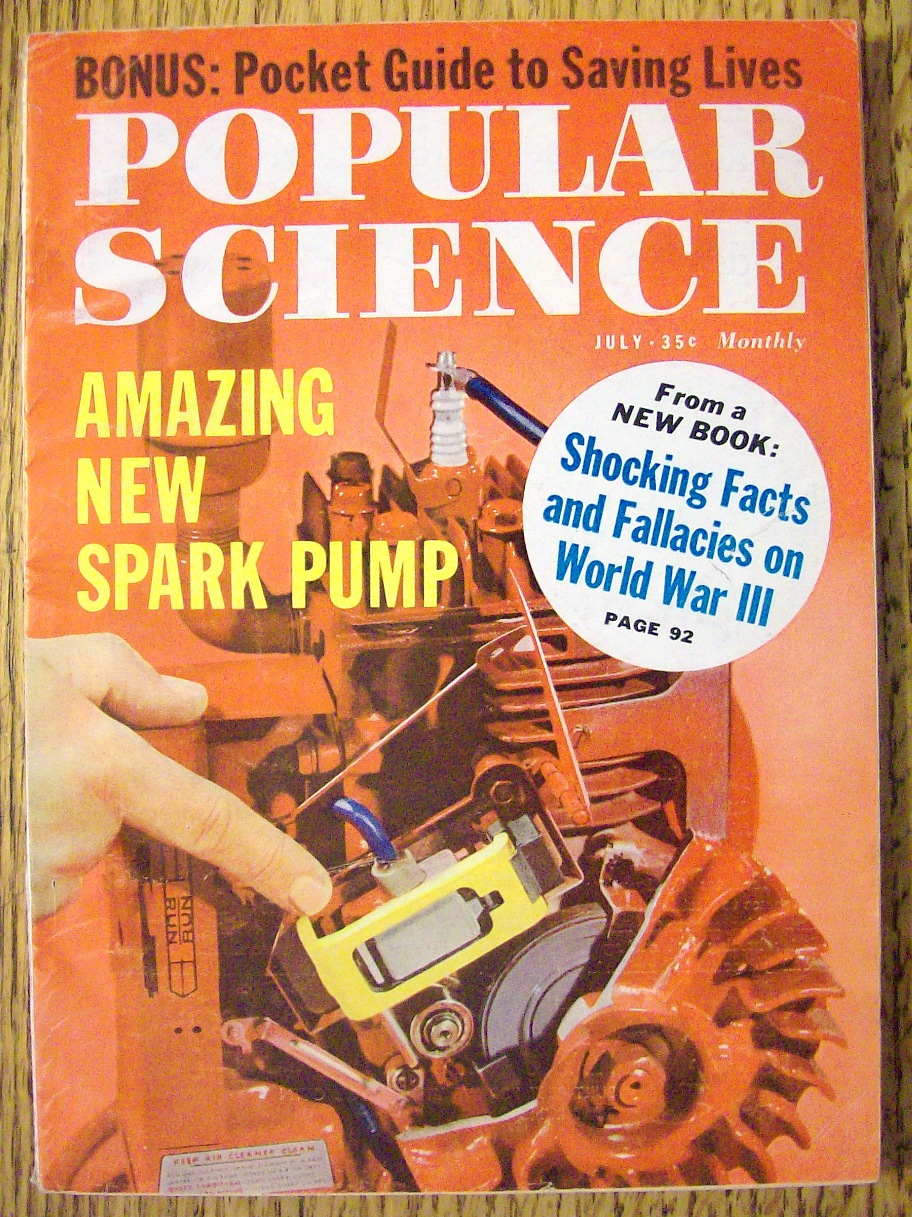 Popular Science July 1961 Amazing New Spark Pump