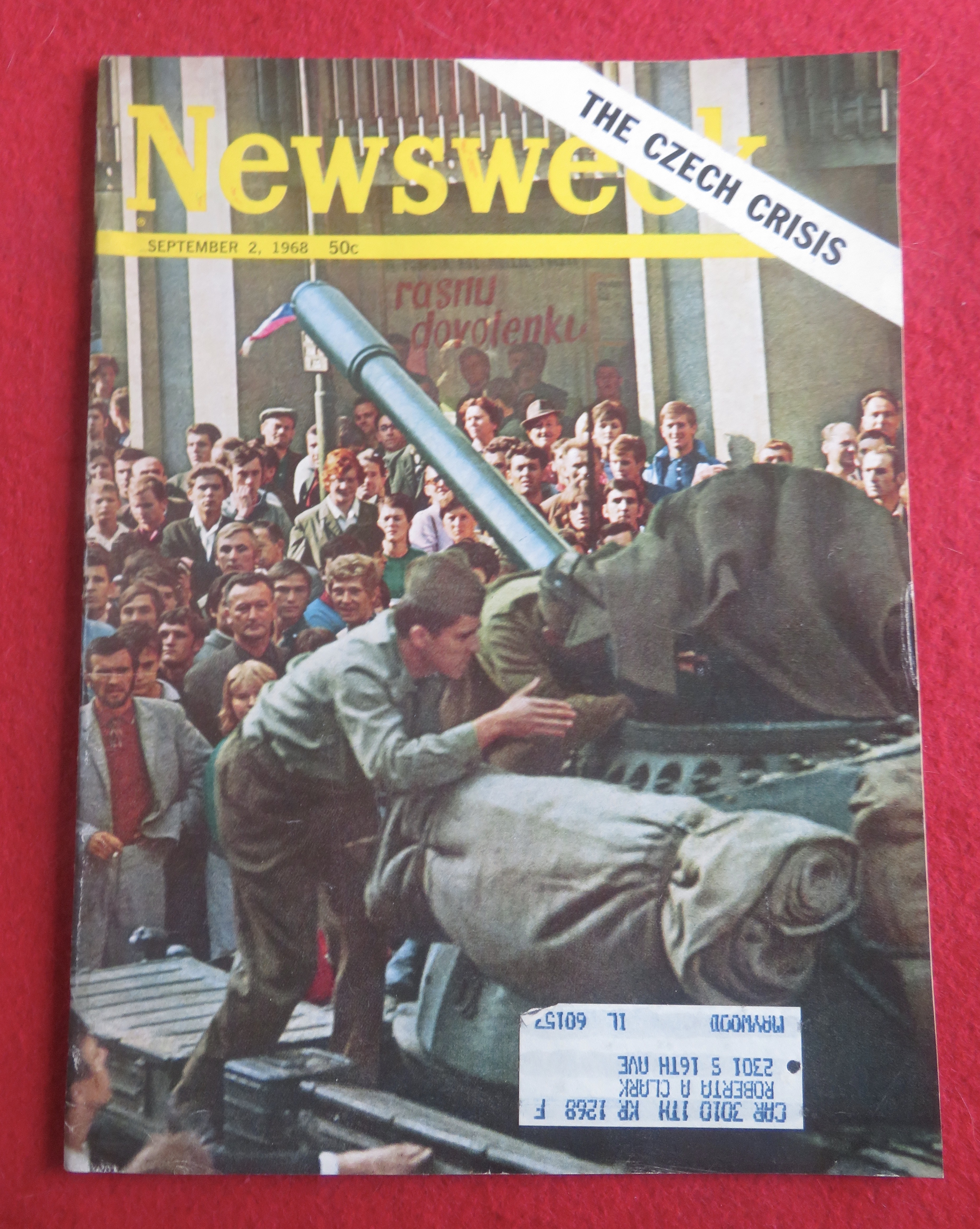 Newsweek Magazine September 2, 1968 The Czech Crisis