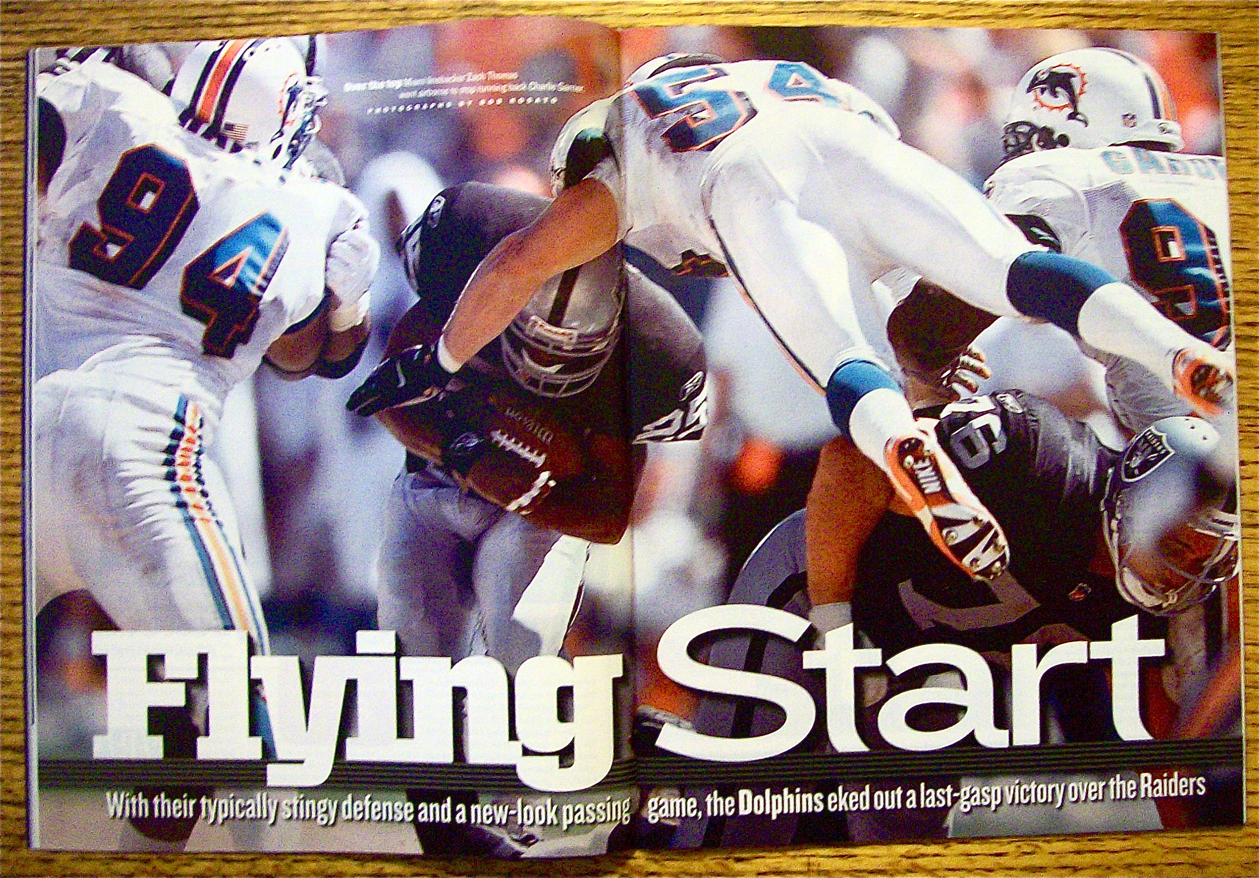 Sports Illustrated Magazine October 1, 2001 Jay Fiedler