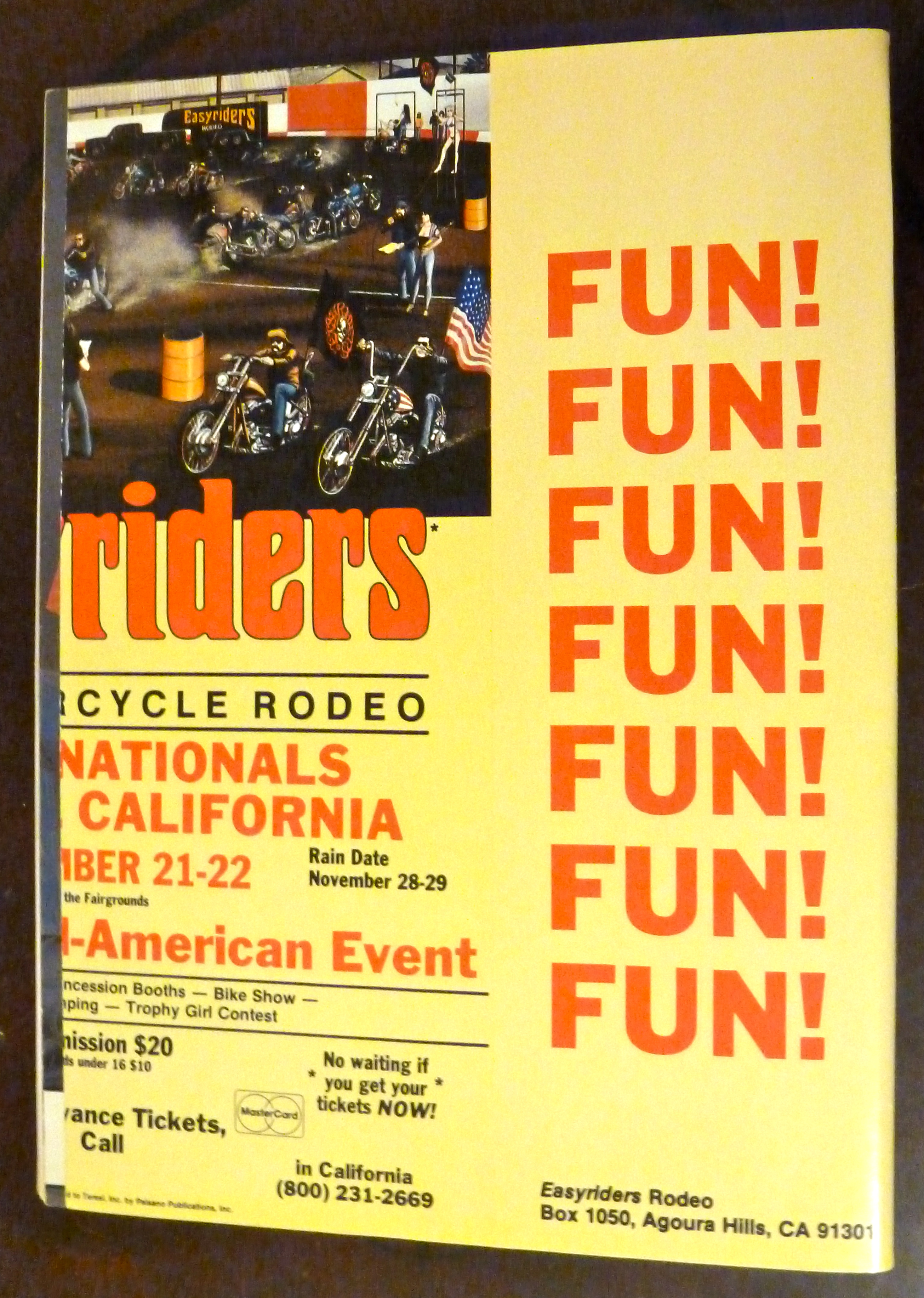 Easyriders December 1987 Sturgis