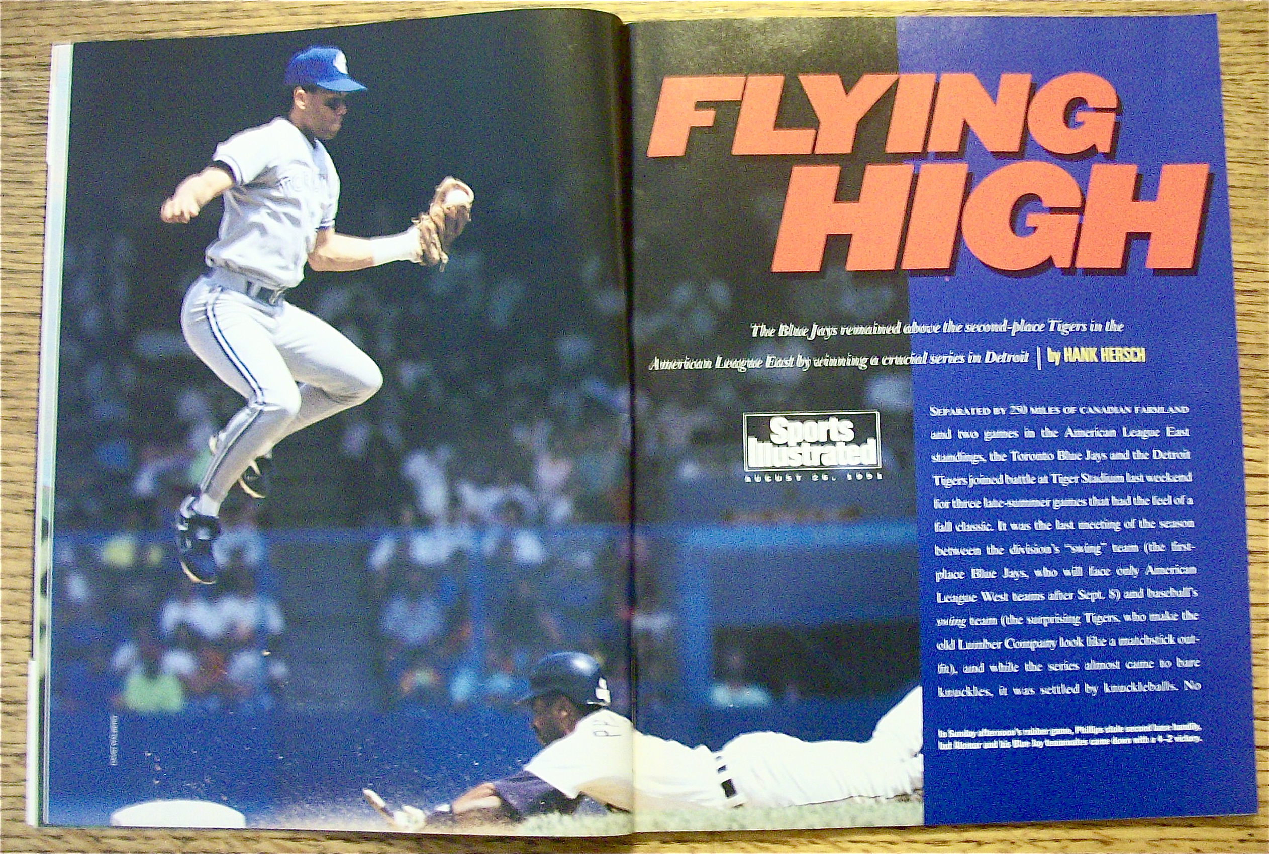 Sports Illustrated Magazine August 26, 1991 D. Klingler