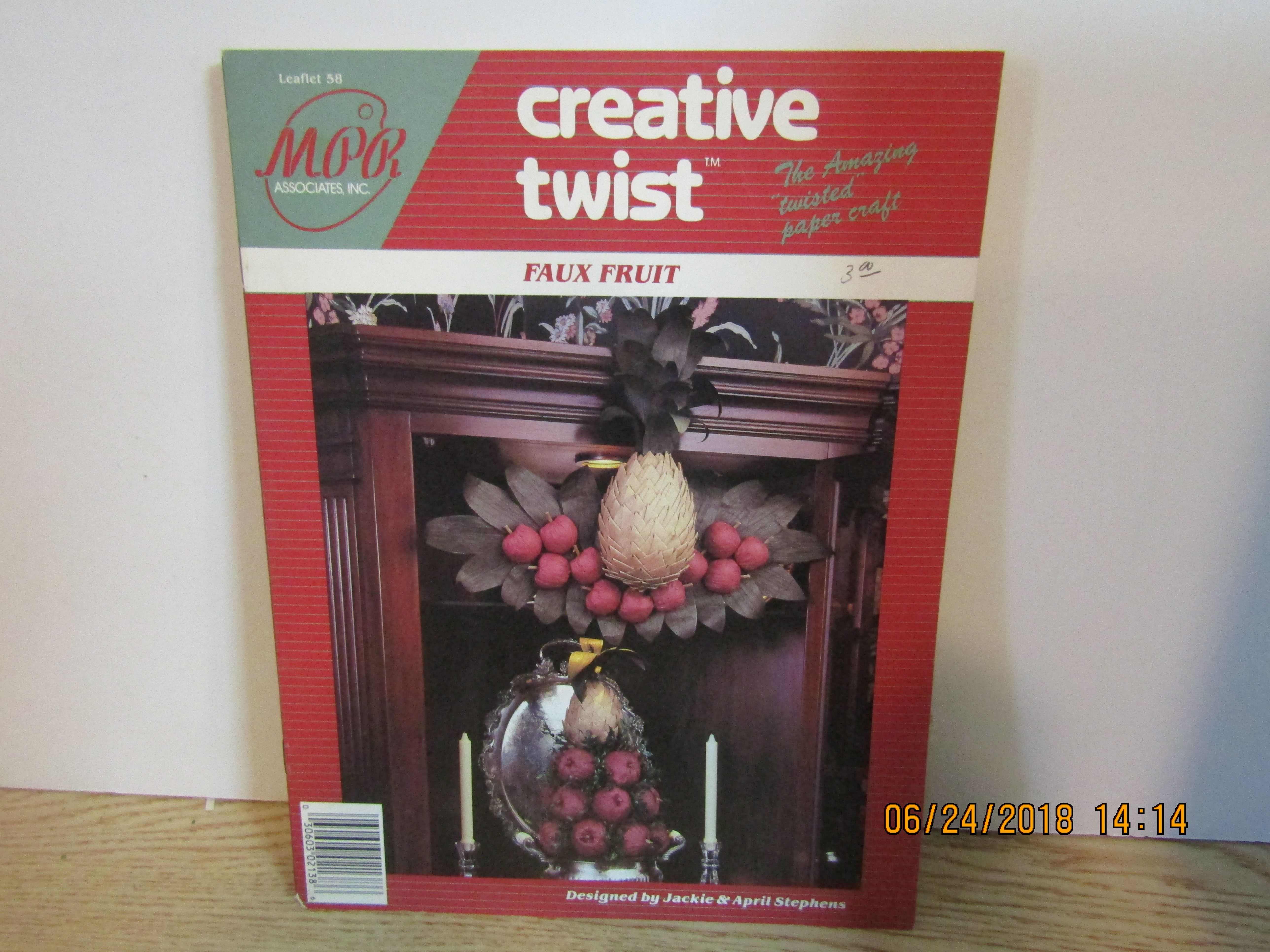 Creative Twist Paper Craft Book Faux Fruit