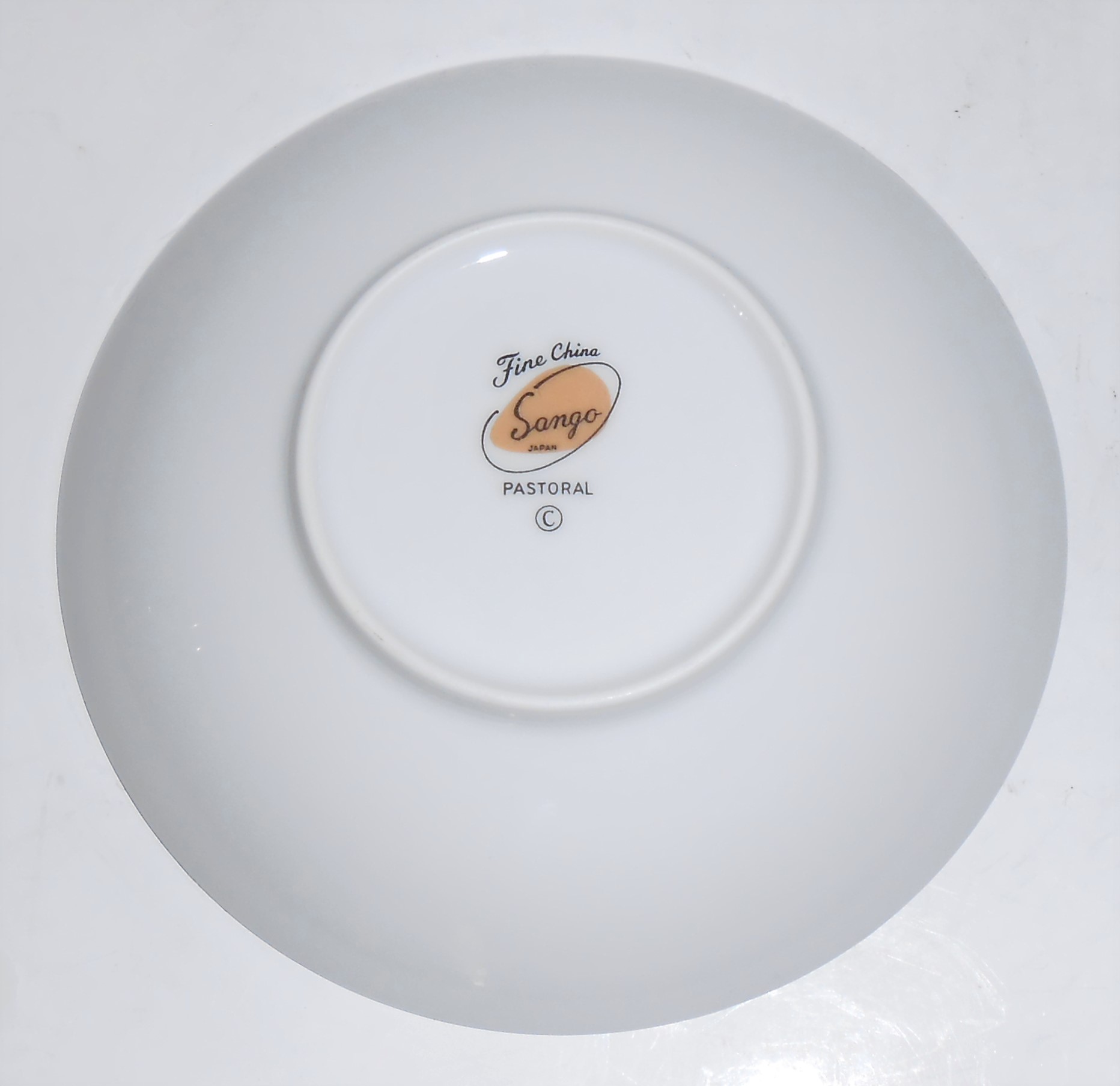 Sango Japan China Porcelain Pastoral Fruit Bowl