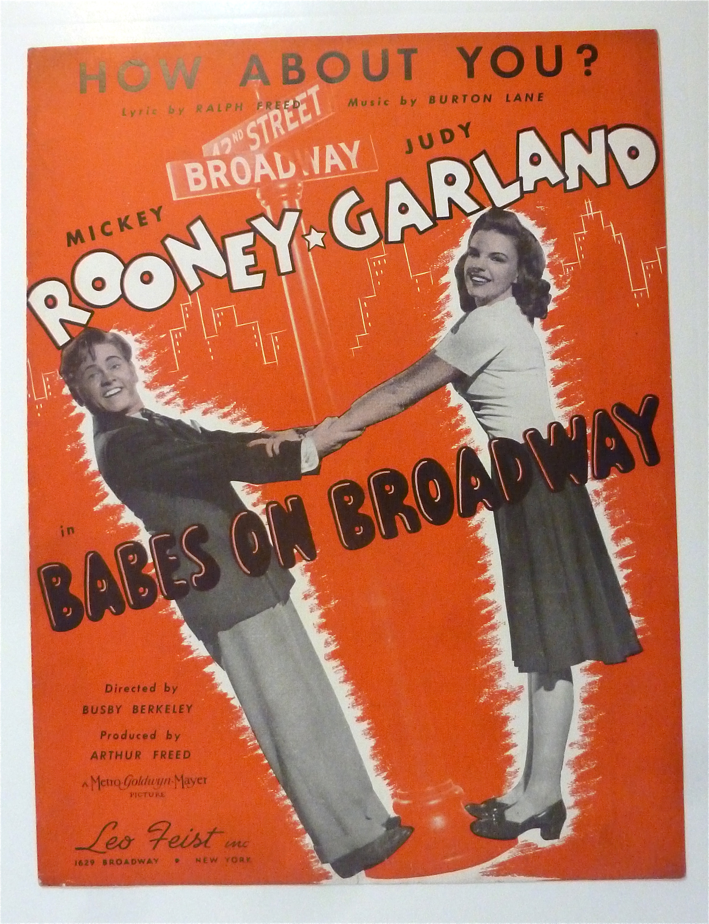 Sheet Music For 1941 How About You?