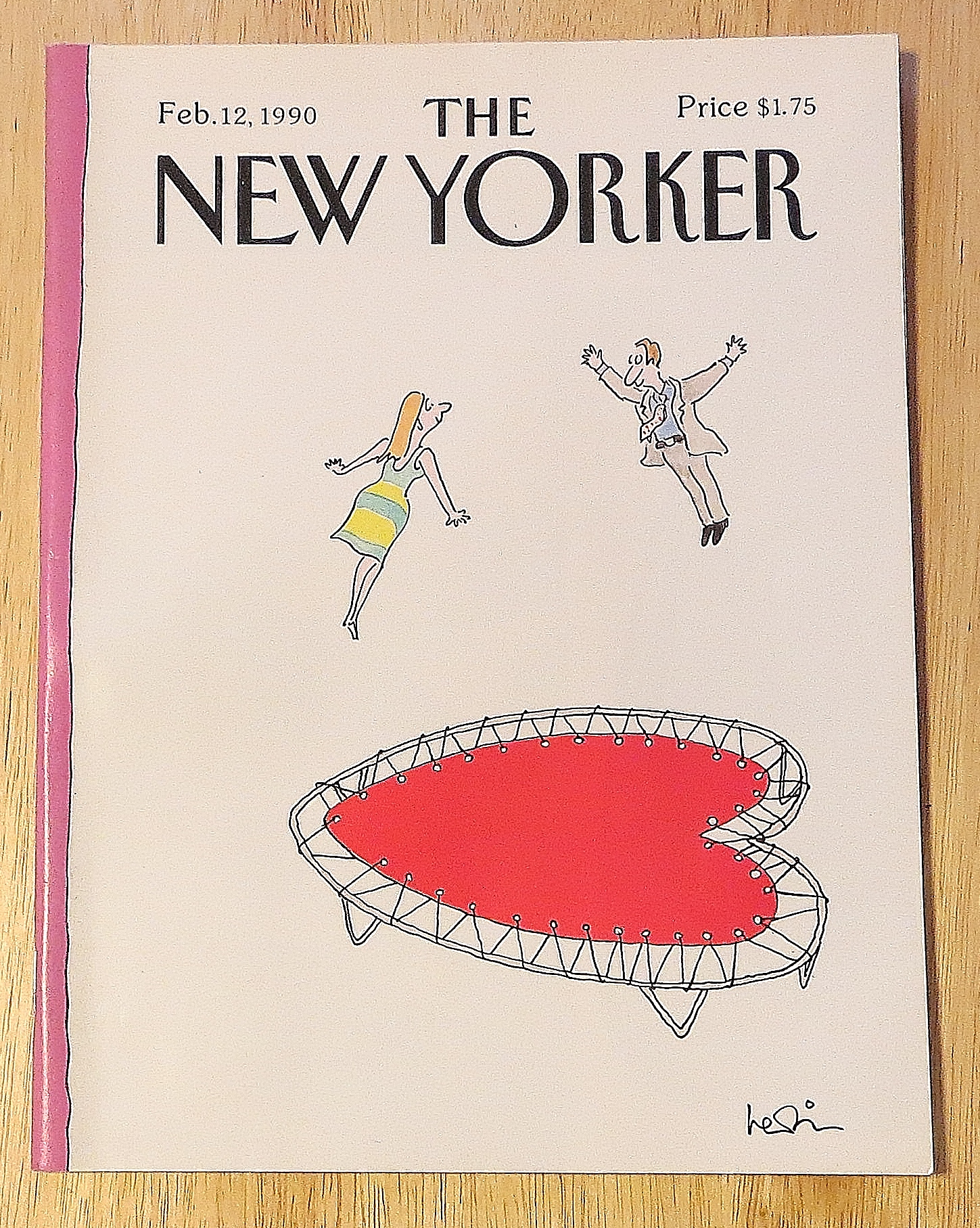 New Yorker Magazine February 12, 1990 Valentine
