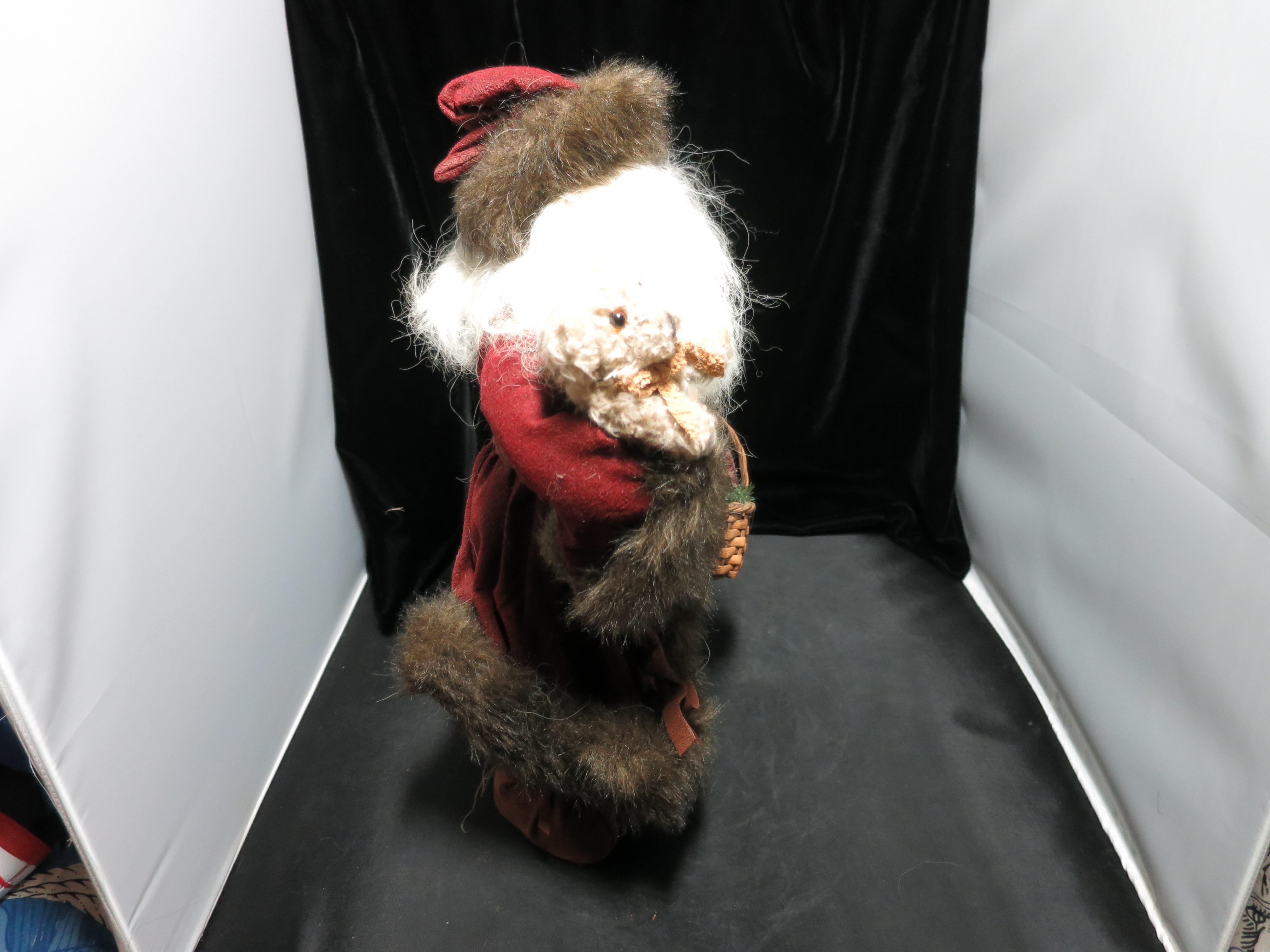 Christmas Fantasies Santa with Teddy Bear