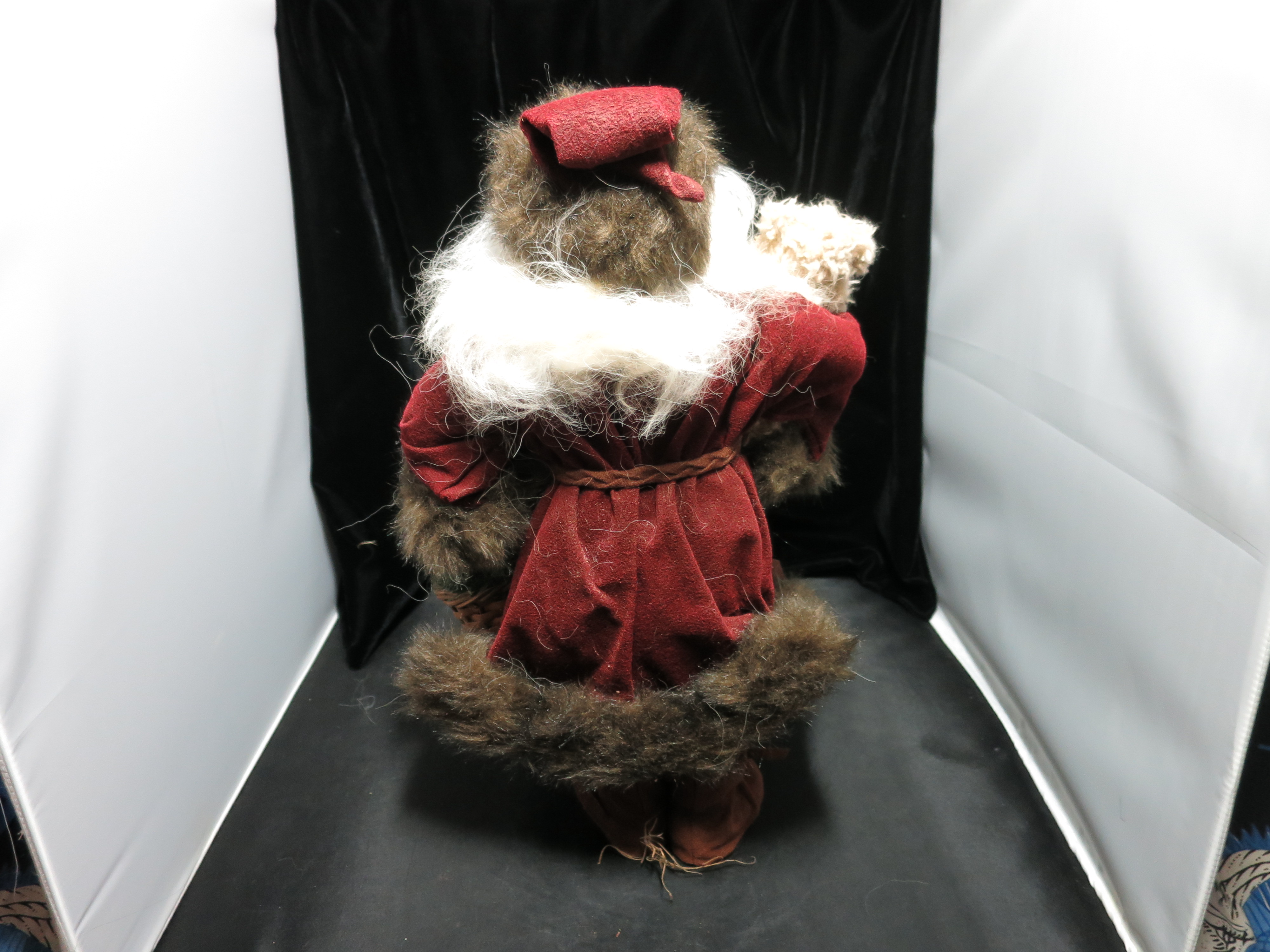 Christmas Fantasies Santa with Teddy Bear