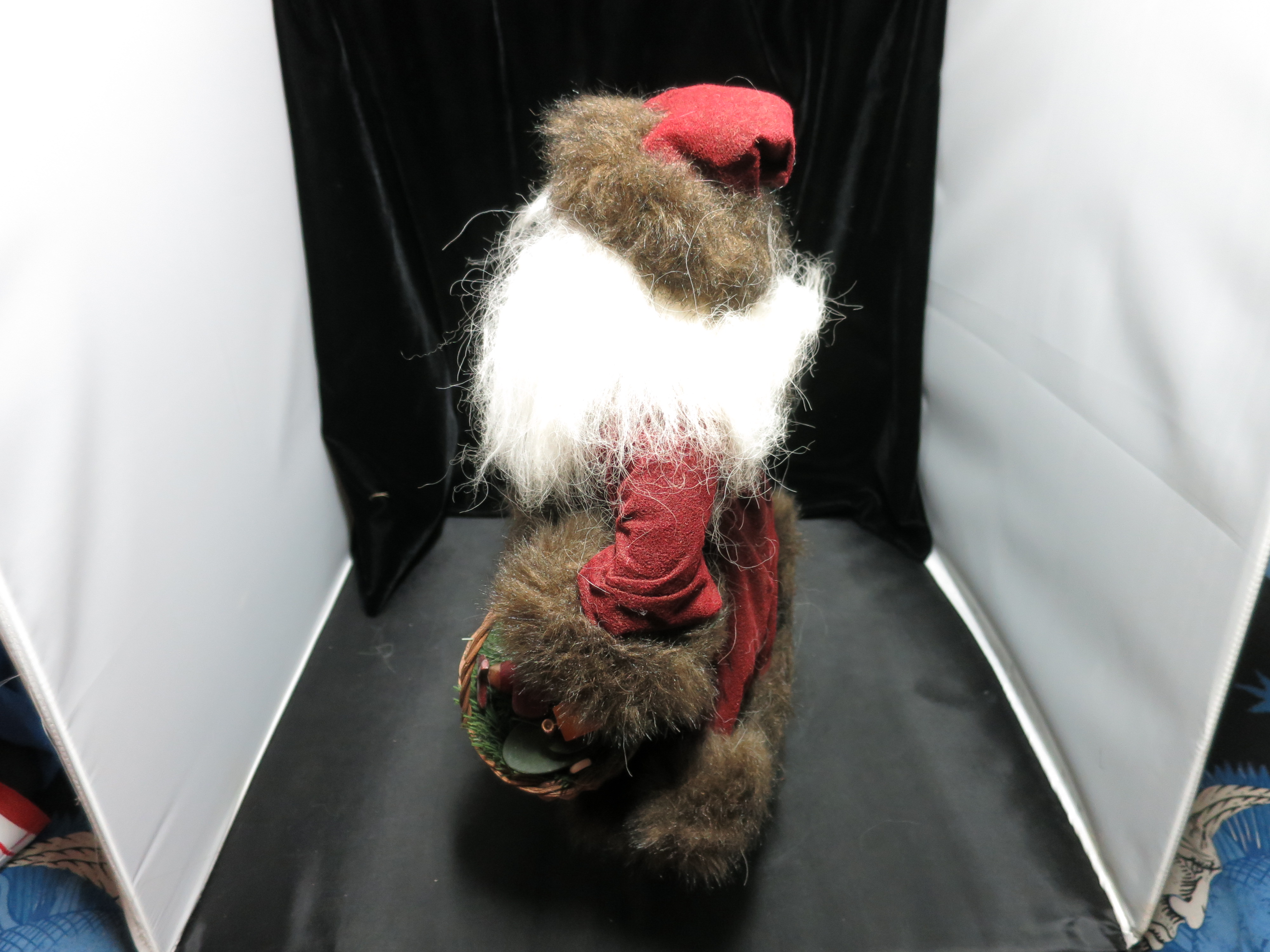 Christmas Fantasies Santa with Teddy Bear