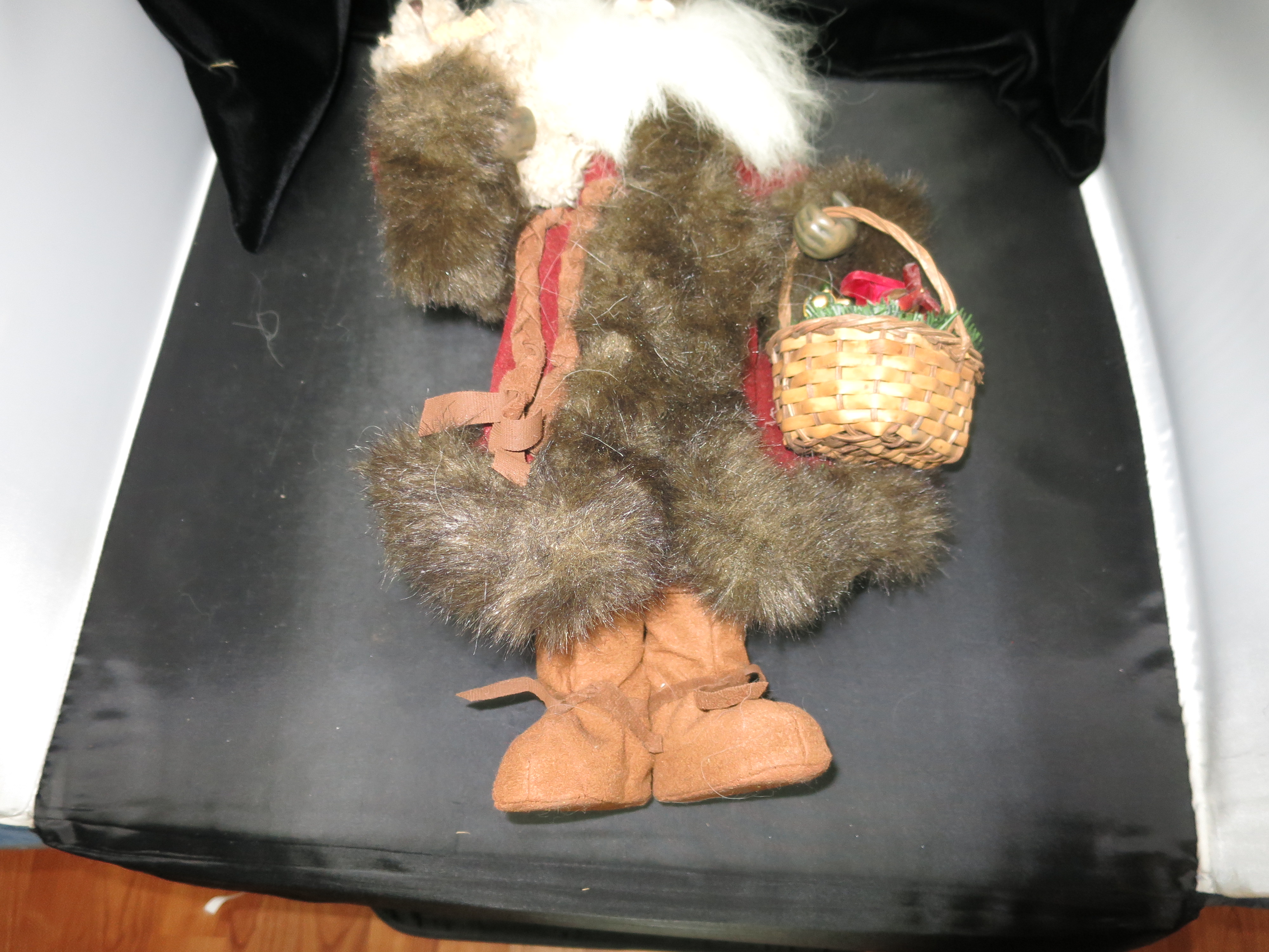 Christmas Fantasies Santa with Teddy Bear