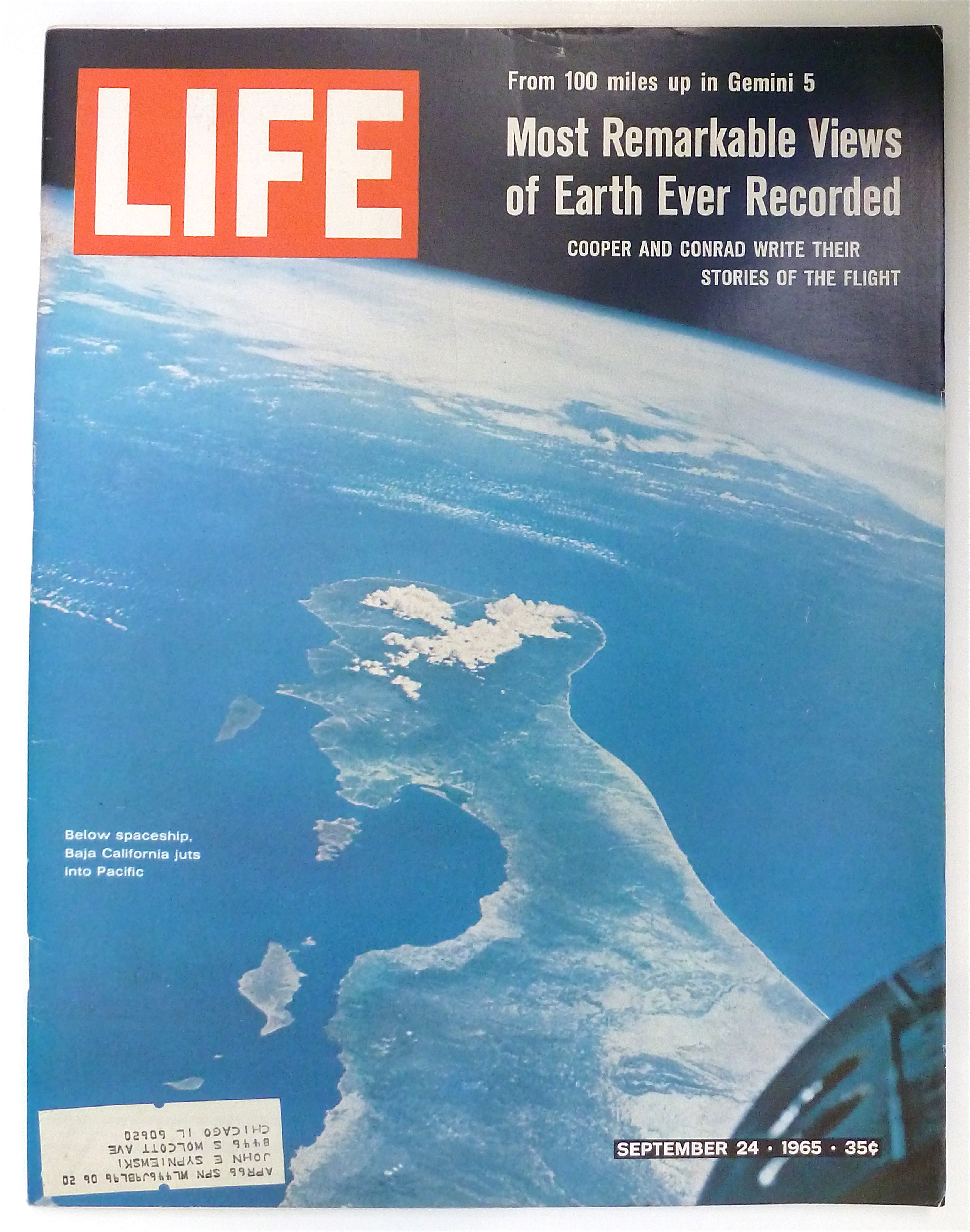 Life Magazine-September 24, 1965-Below Spaceship